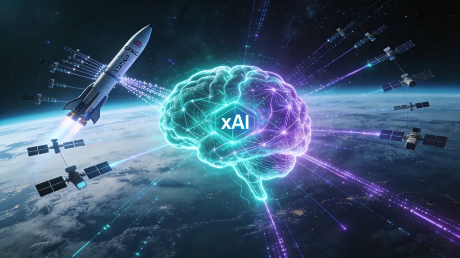 SpaceX收购xAI构建太空人工智能与卫星互联网帝国