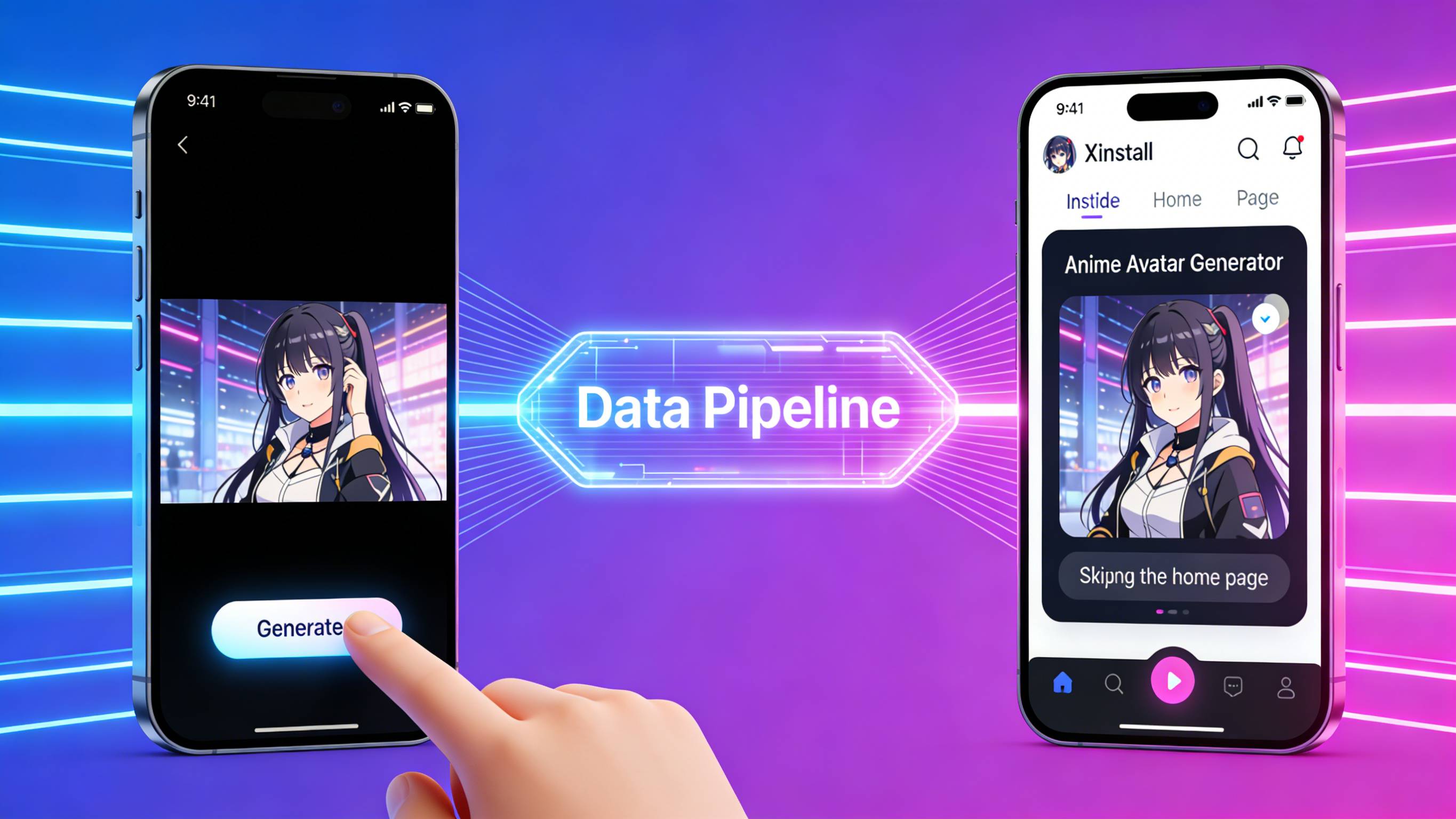 Xinstall智能传参安装技术实现从AI视频广告到App功能页面的无损意图直达