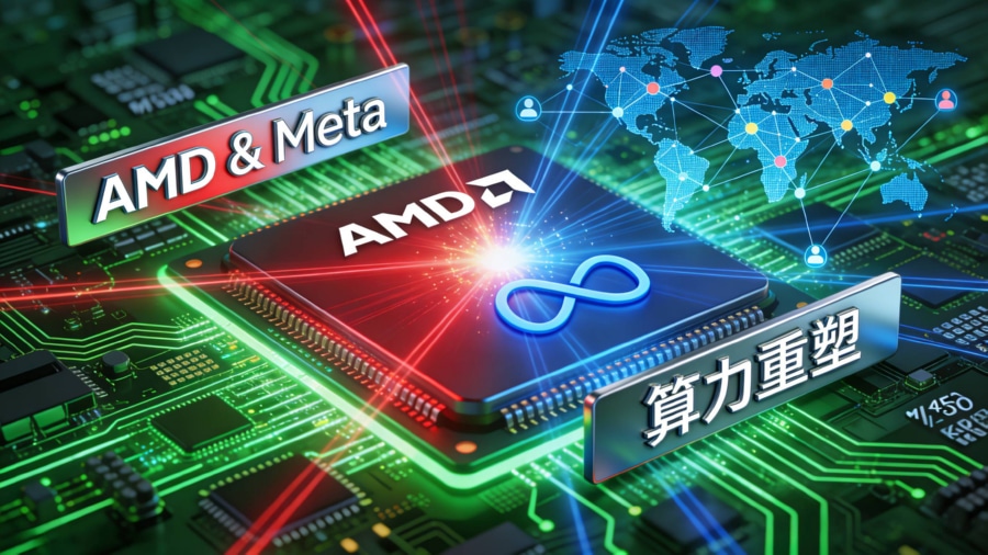 AMD与Meta达成战略合作定制MI450推理芯片重塑算力