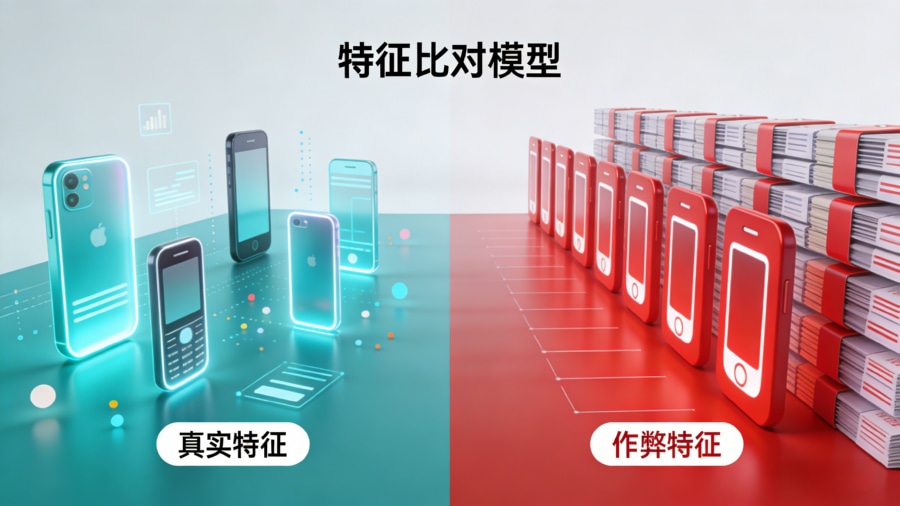 App推广真实用户行为特征与欺诈流量算法特征对比模型