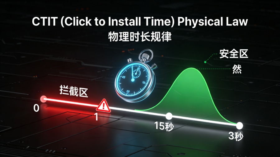 基于CTIT物理时长规律识别虚假安装的技术模型