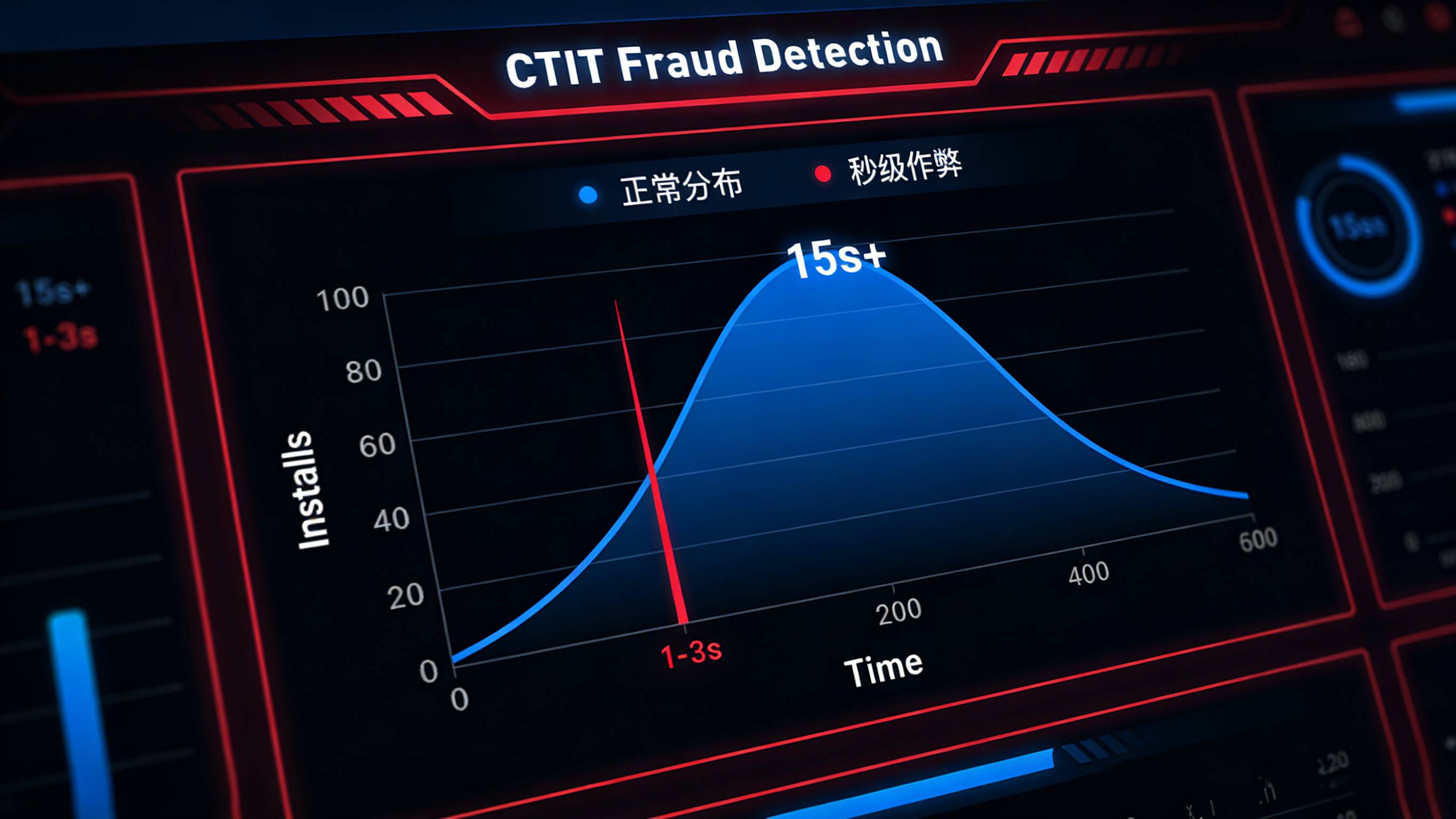 利用CTIT点击安装时间差识别归因劫持与机器刷量作弊