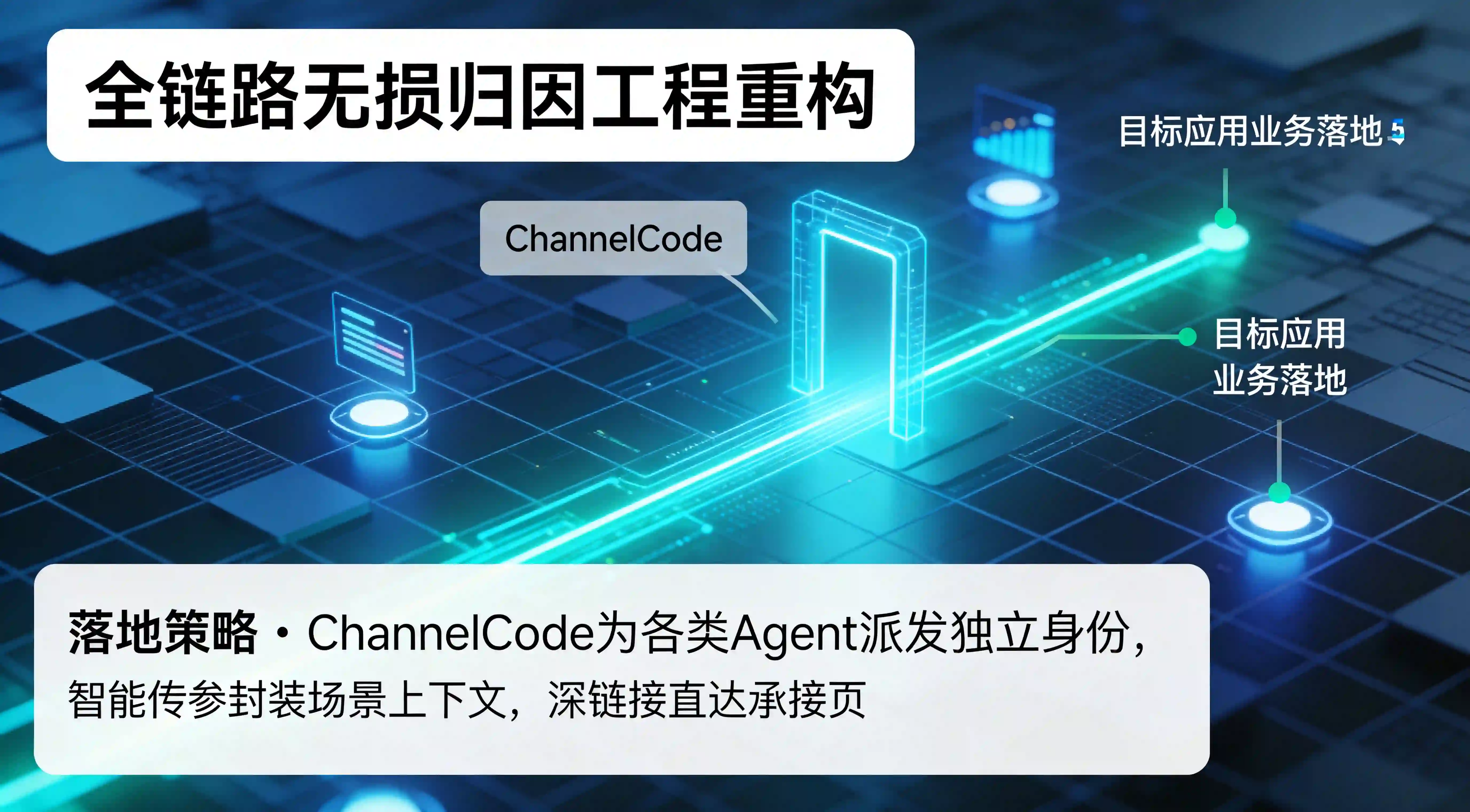 利用ChannelCode与跨端智能传参重构全链路无损归因工程方案图