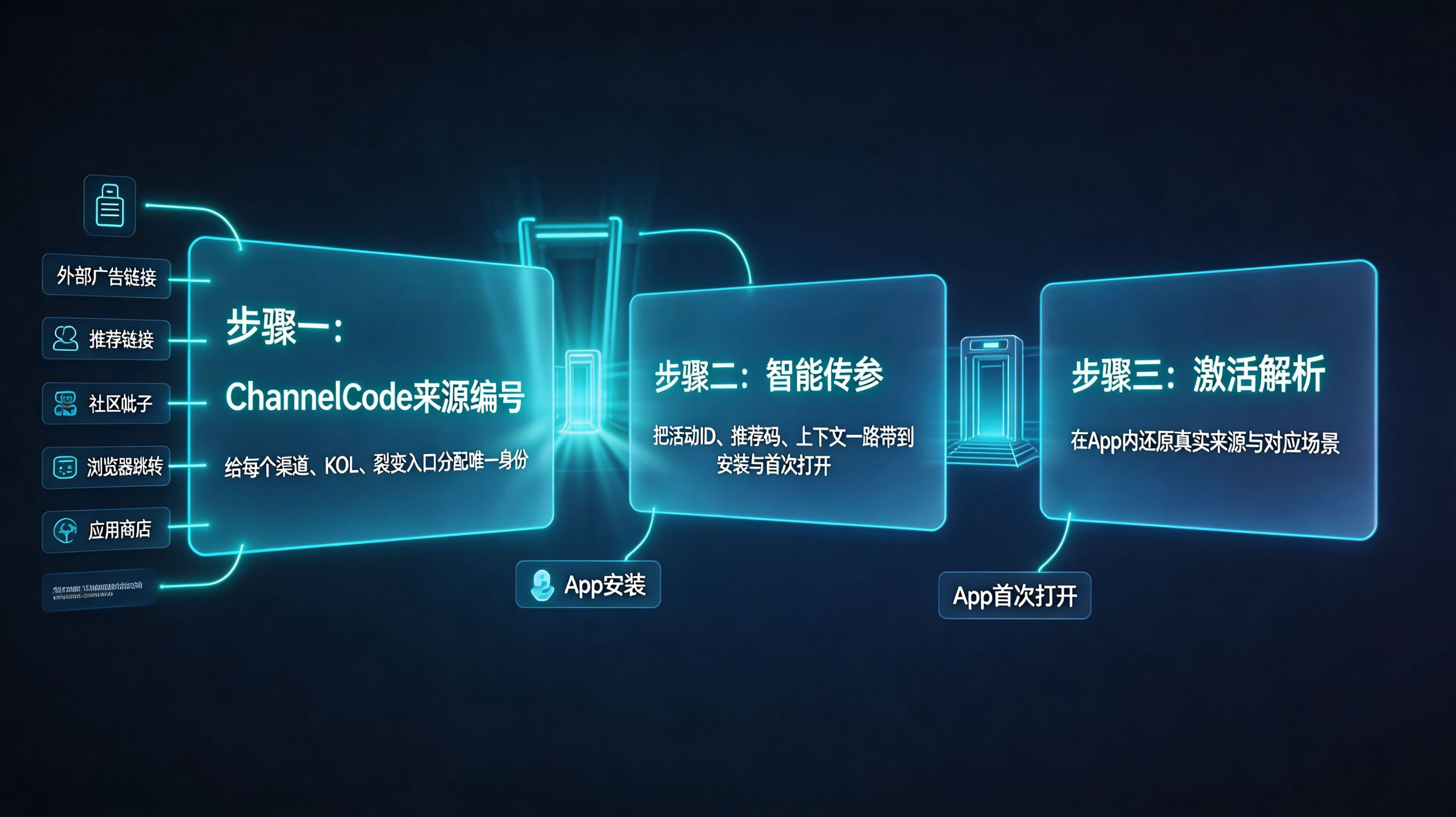 ChannelCode 与智能传参补上全链路断点图