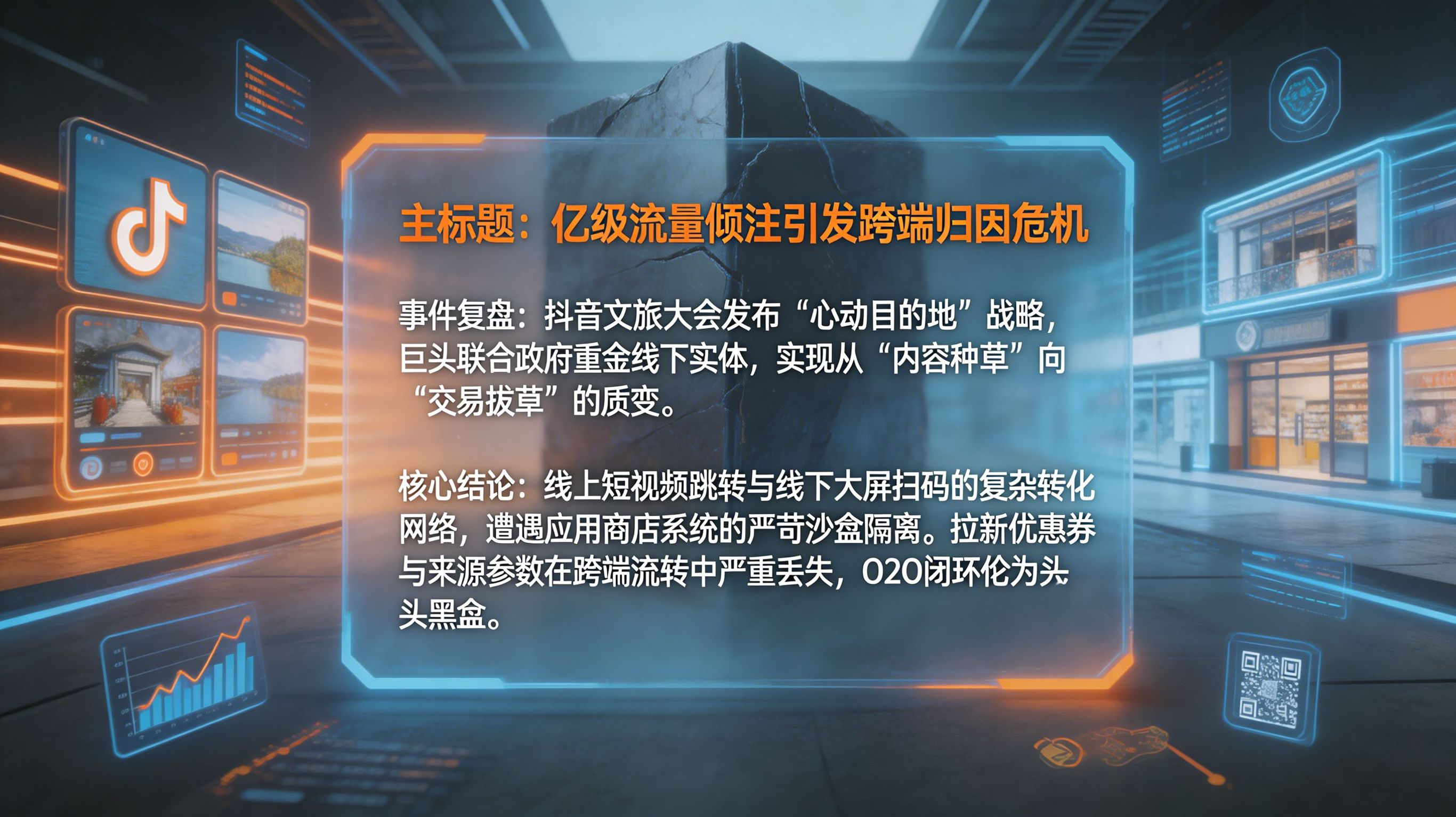 抖音文旅生态大会引发的线下亿级流量红利与跨端扫码参数断层全景解析图