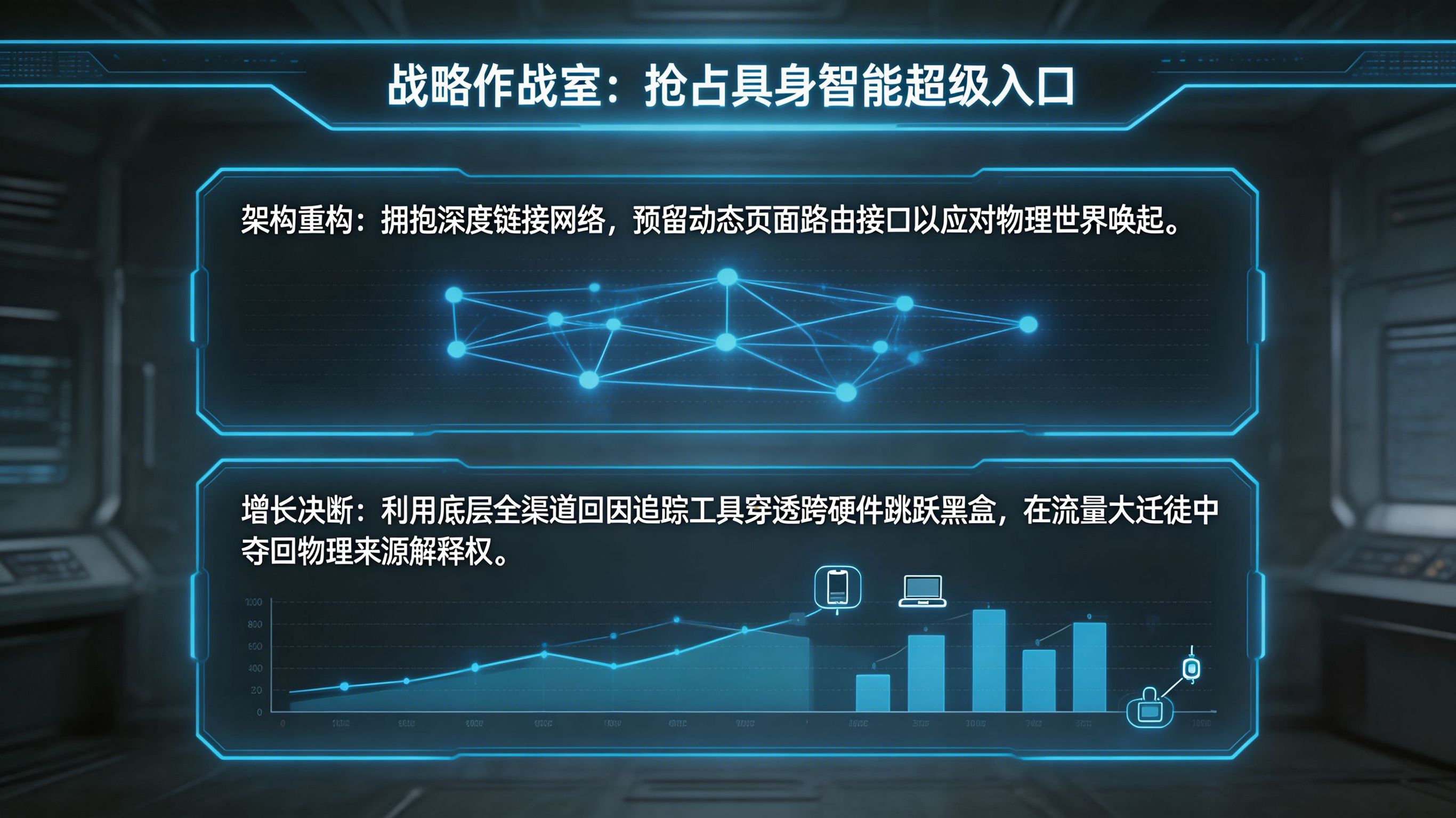抢占具身大模型新入口与动态路由战情指挥大屏图
