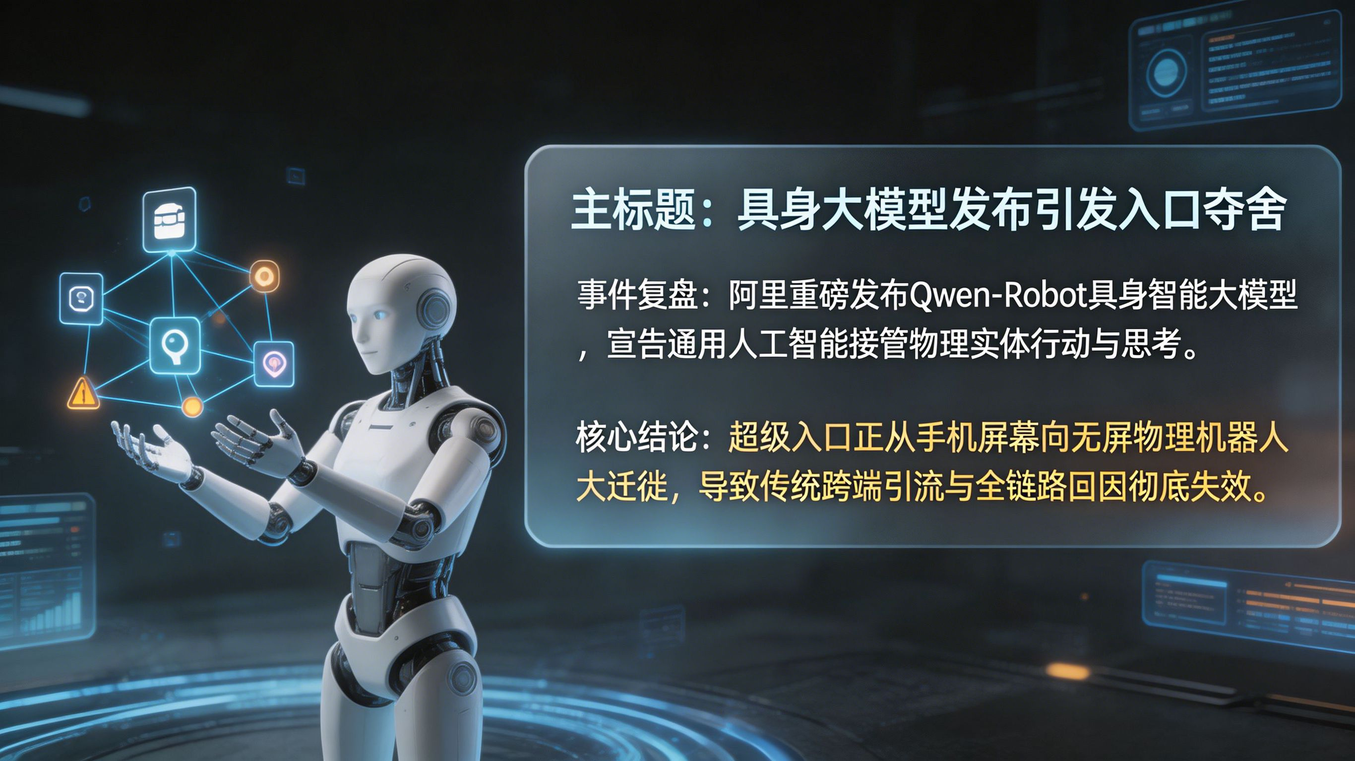 物理机器人接管超级入口与流量洗牌全景图