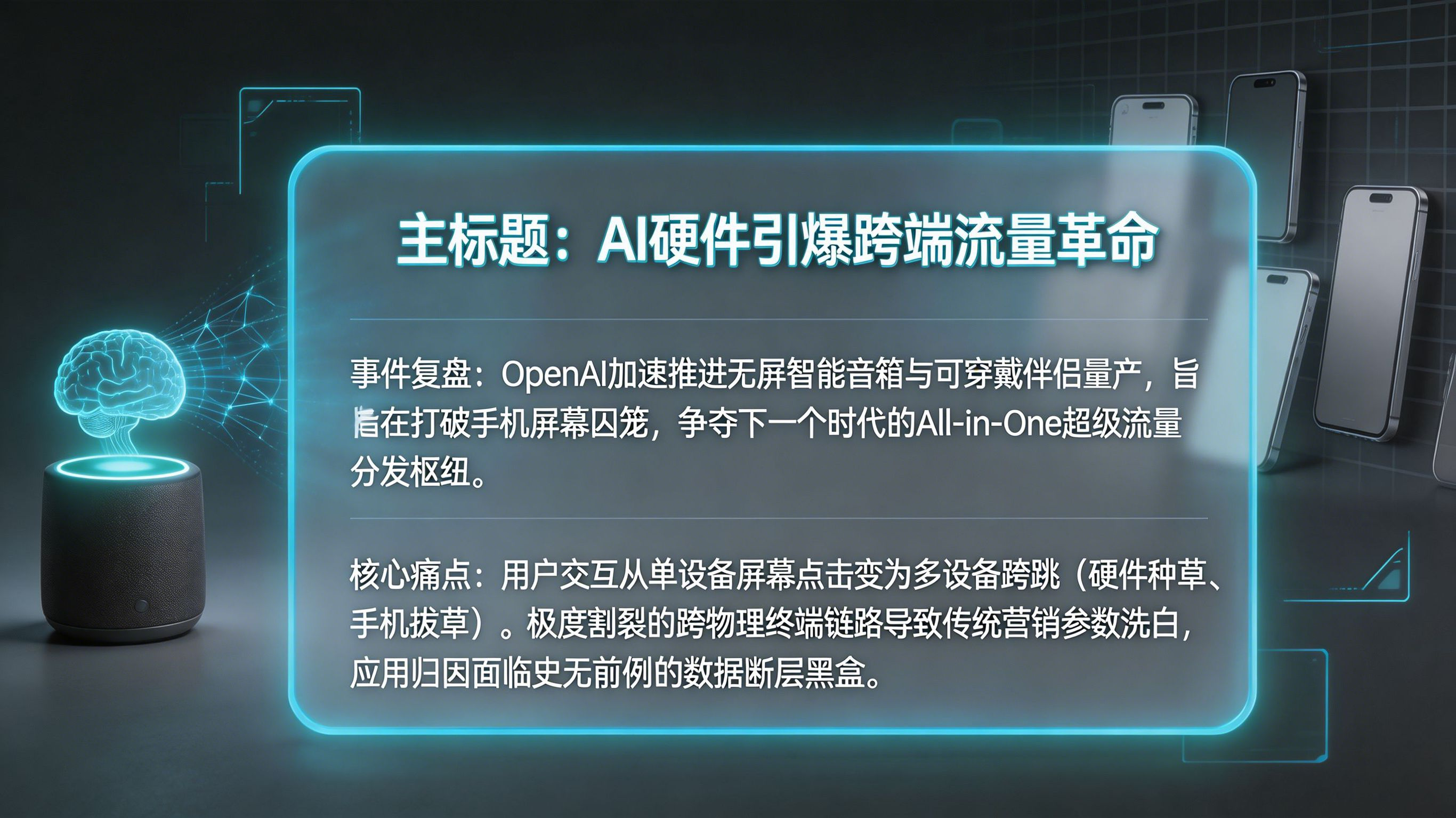 OpenAI 硬件全家桶引爆跨端流量生态革命全景图