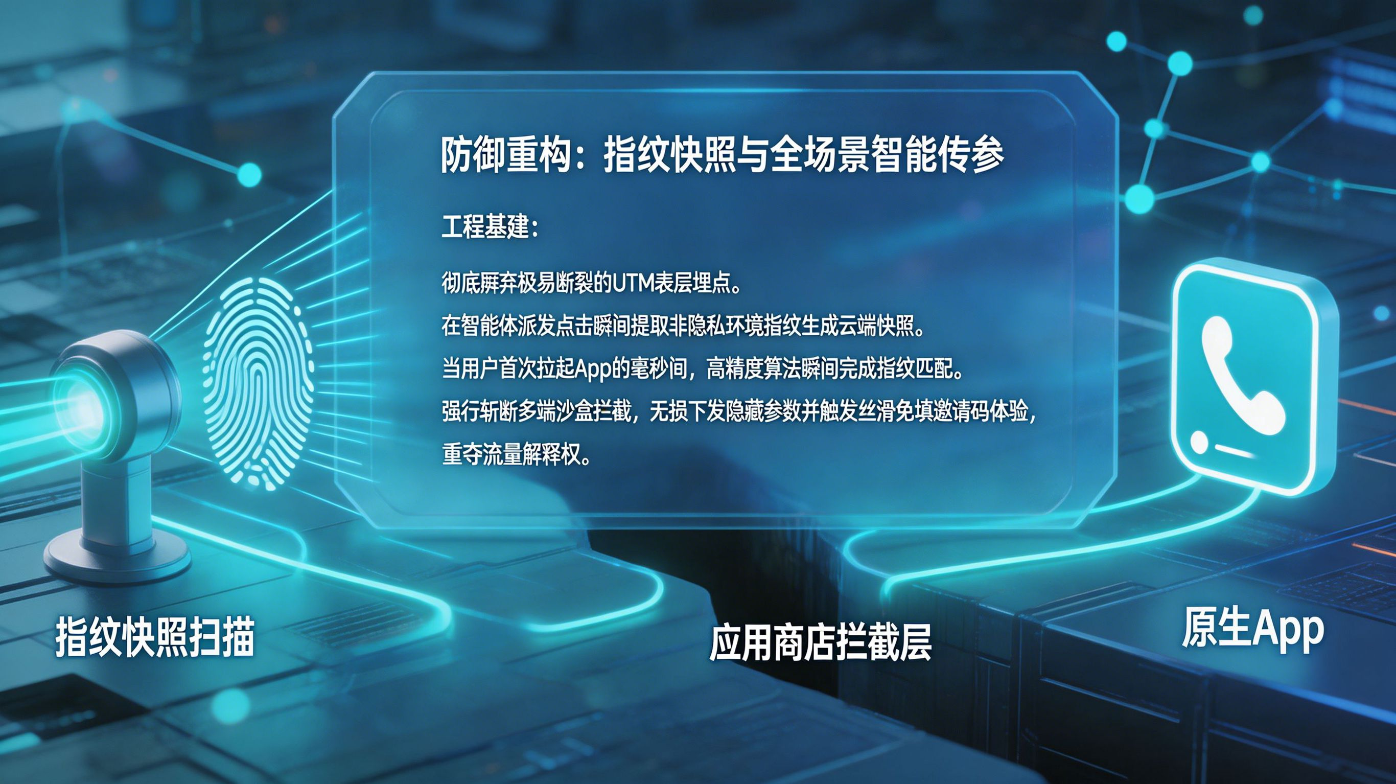 底层指纹提取与智能传参跨端溯源重构图
