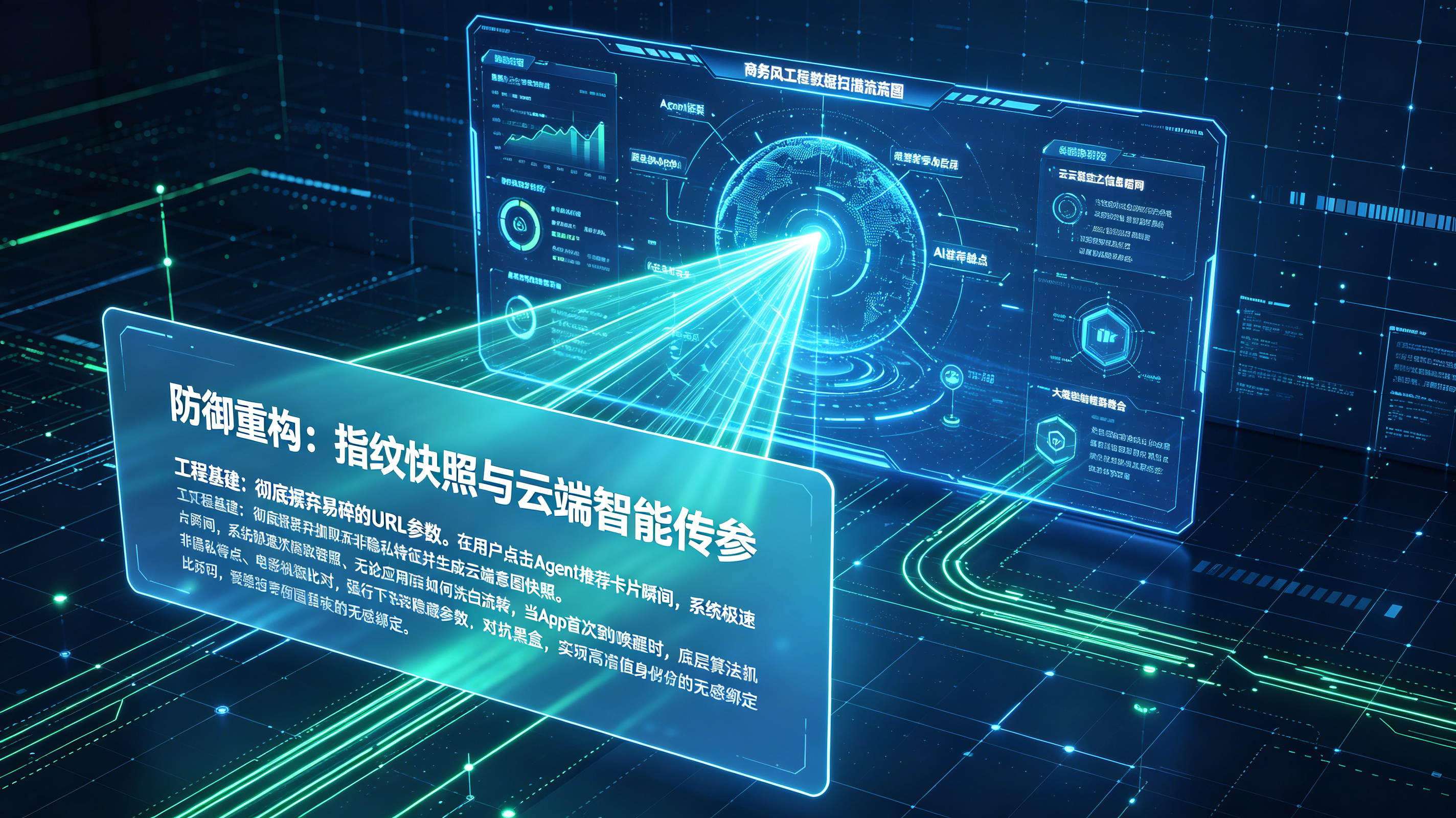 云端快照匹配与全链路智能传参网络架构图
