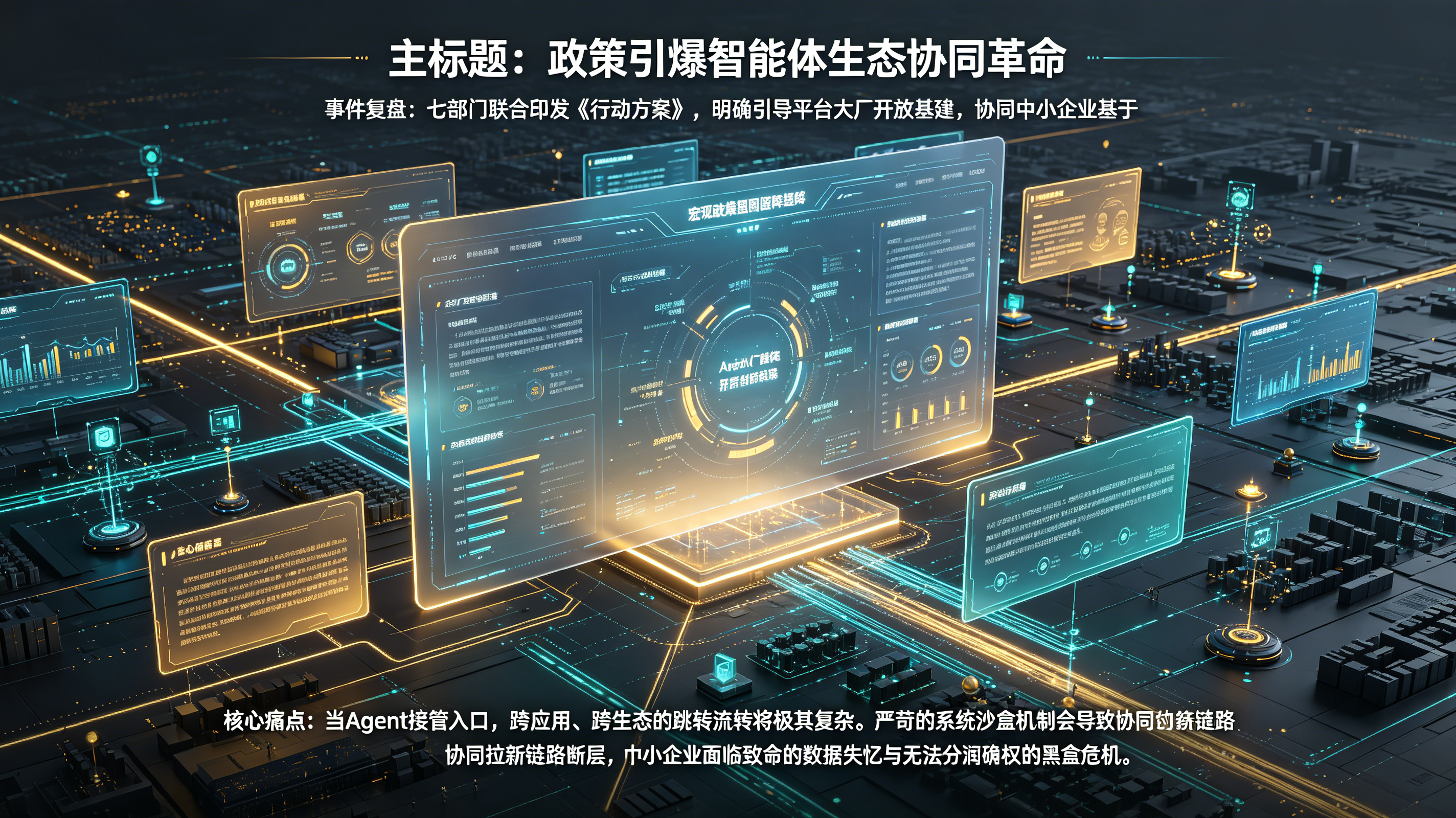 促进大中小企业协同发展行动方案明确Agent为核心引发跨平台流量归因重构全景图