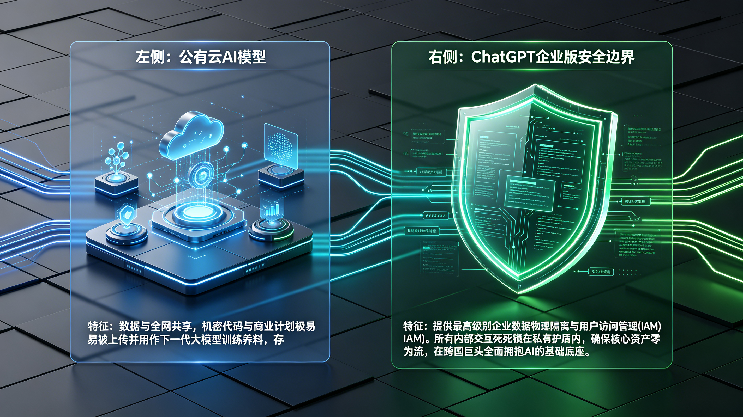 ChatGPT企业版私有化部署与最高级别数据物理隔离安全沙盒架构图
