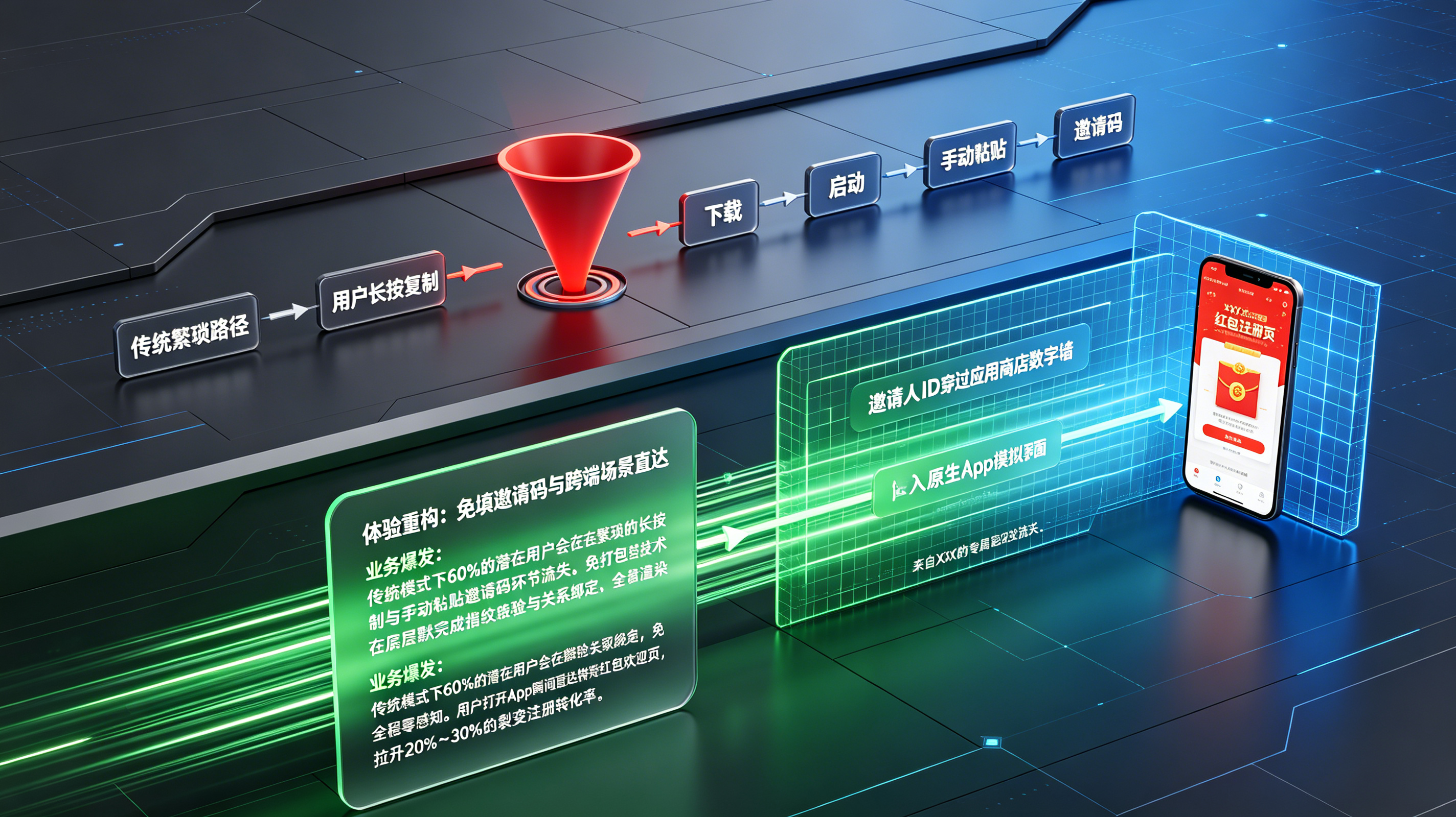 免填邀请码底层匹配还原逻辑与个性化场景直达拉升转化率的业务爆发图