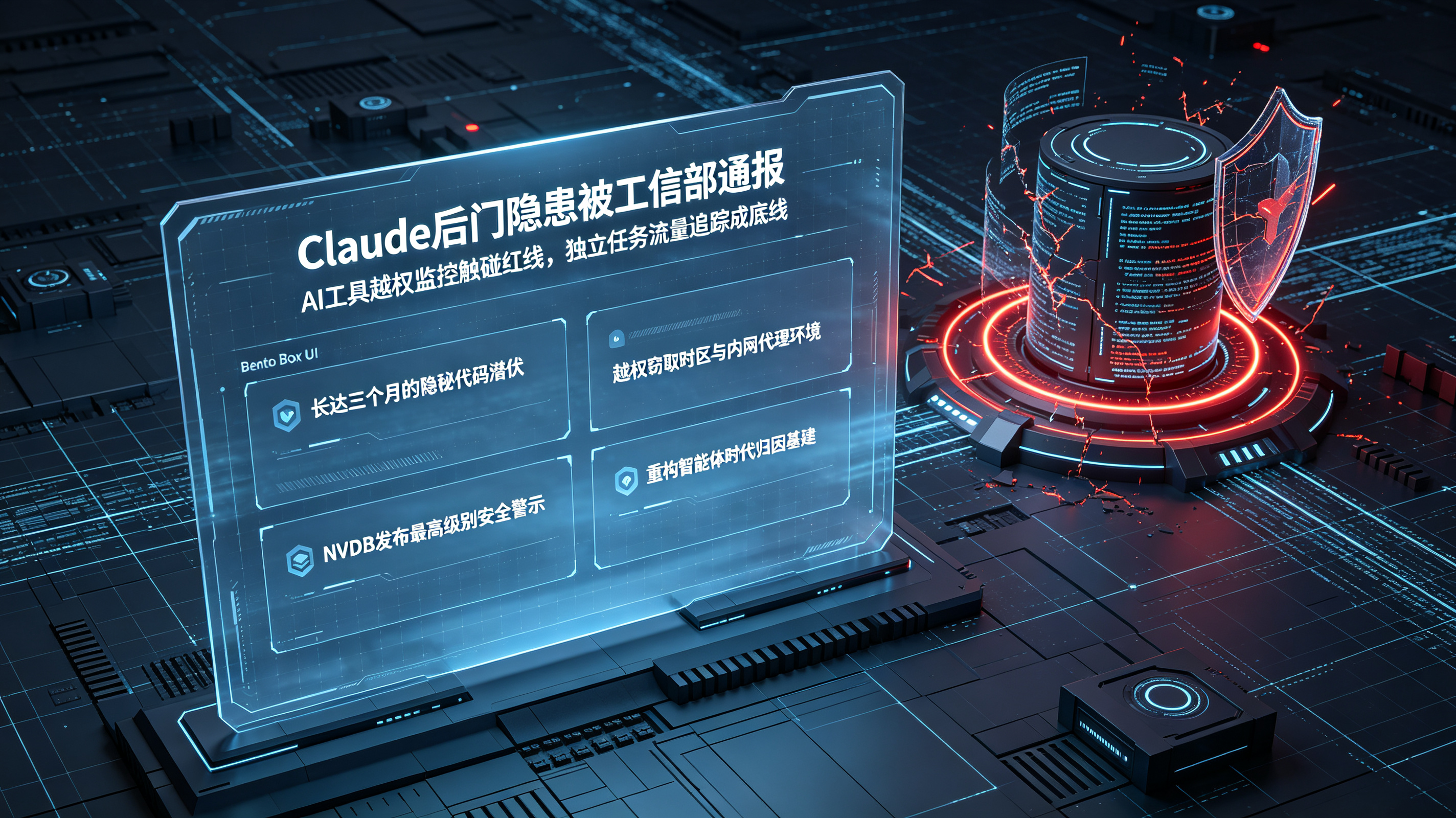 Claude后门隐患被工信部NVDB通报倒逼行业确立独立任务流量追踪底线全景封面图