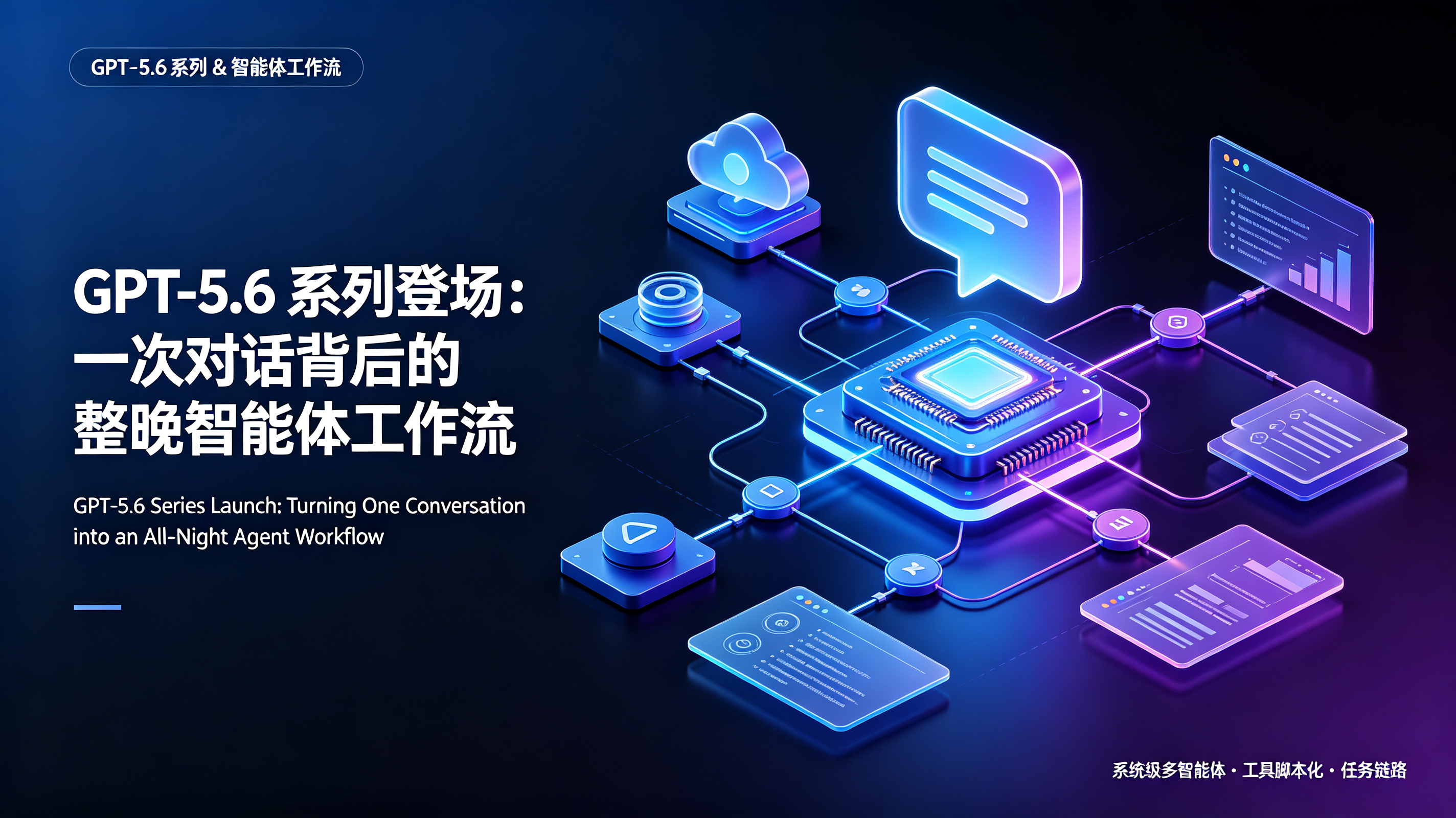 GPT‑5.6 系列登场:一次对话背后的整晚智能体工作流