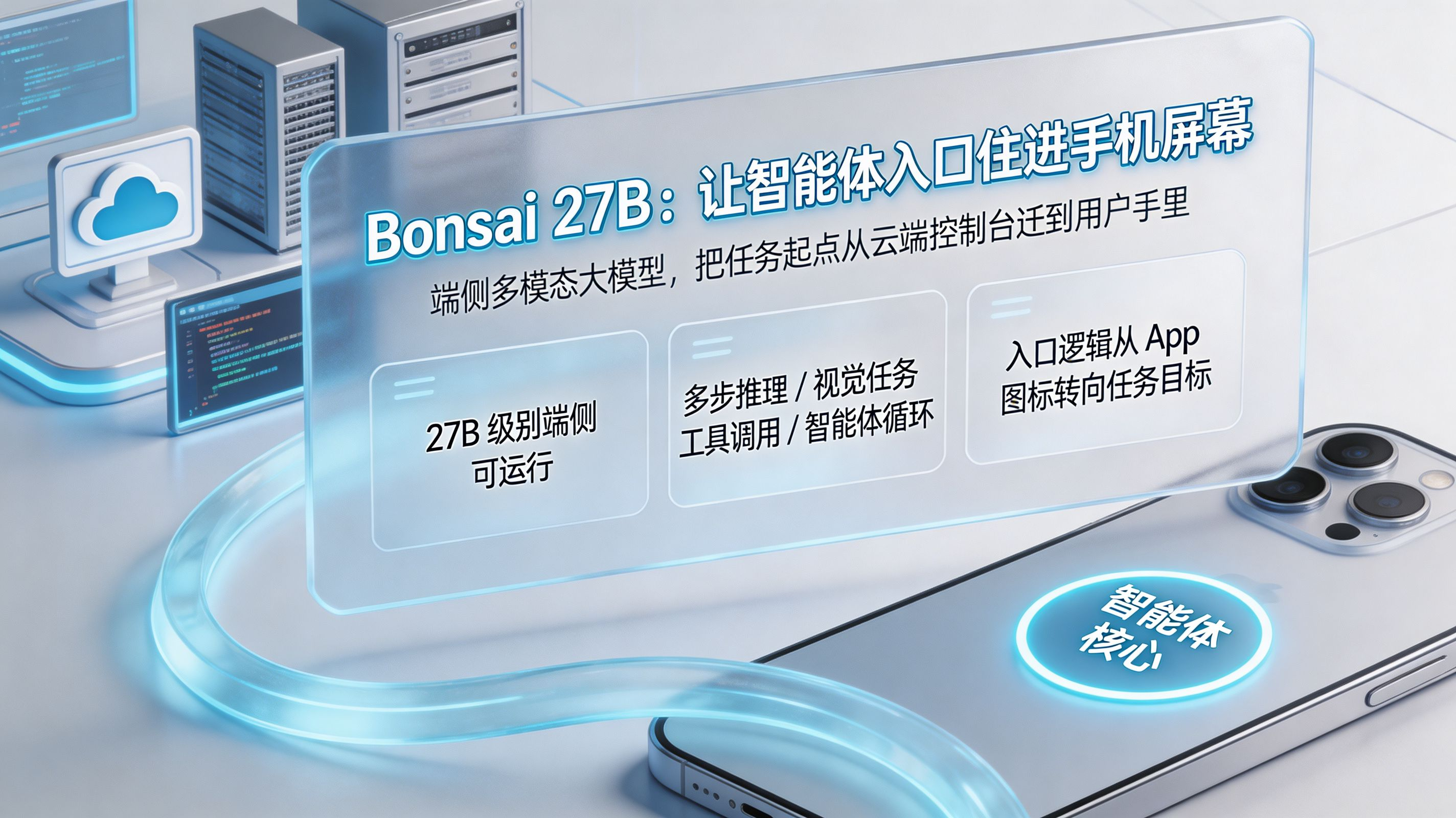 Bonsai 27B:智能体入口从云端控制台迁到手机屏幕
