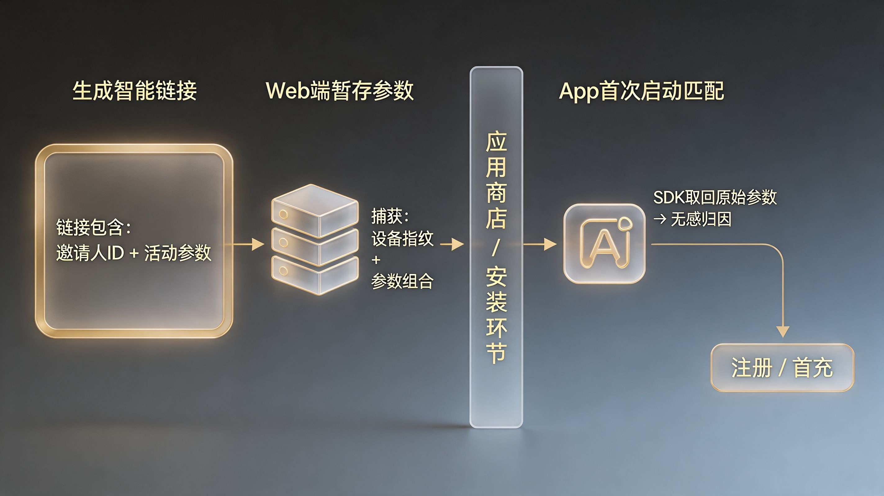 技术底座 · 免填邀请码与参数无感恢复机制