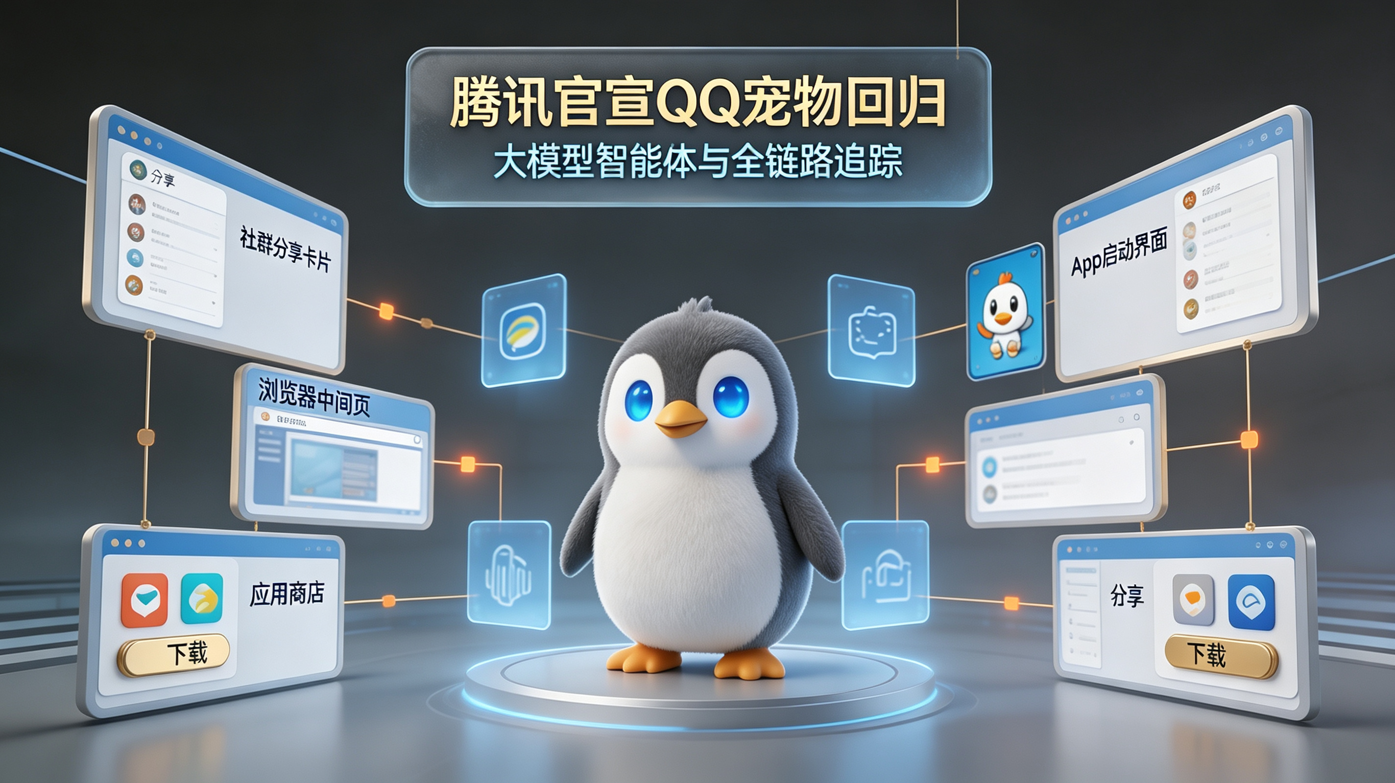 腾讯官宣QQ宠物回归｜经典IP变身大模型智能体考验全链路追踪