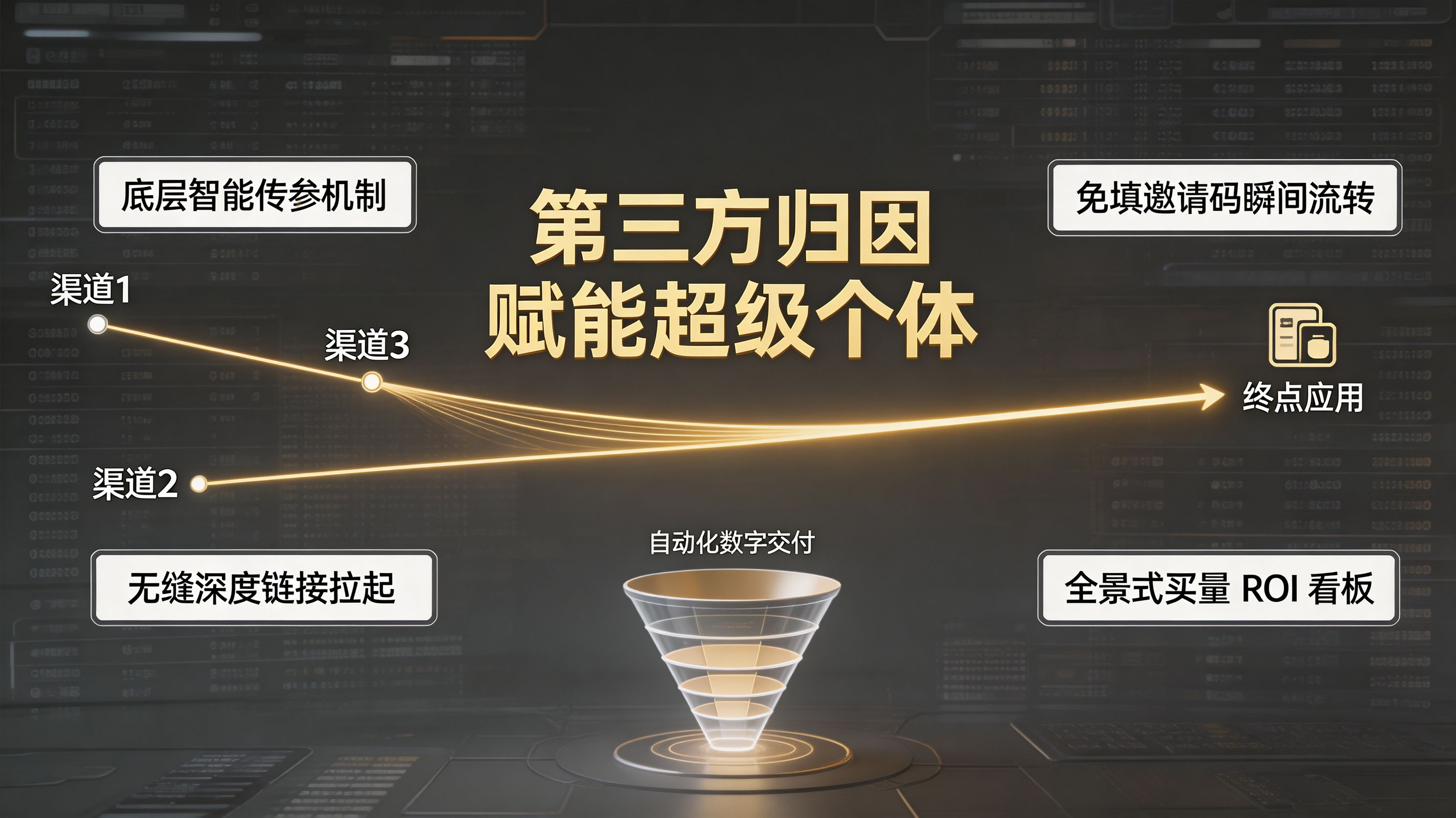 穿透跨端黑盒｜全渠道追踪与免填邀请码