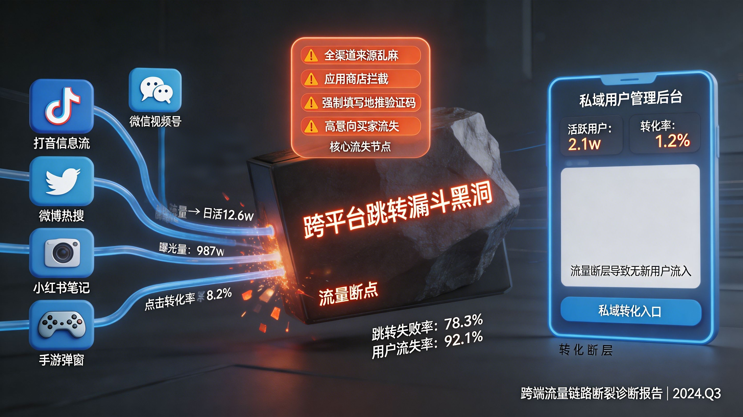 碎片化引流黑盒｜跨端交付体验割裂