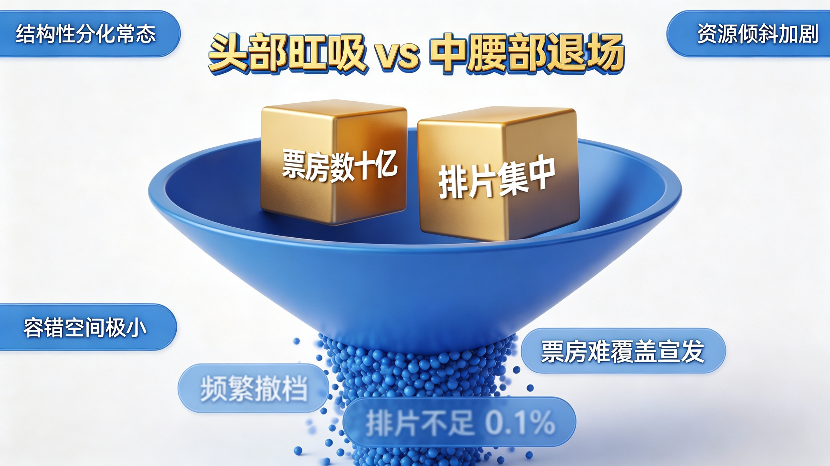 撤档潮与冰火两重天|头部虹吸与中腰部生存困境