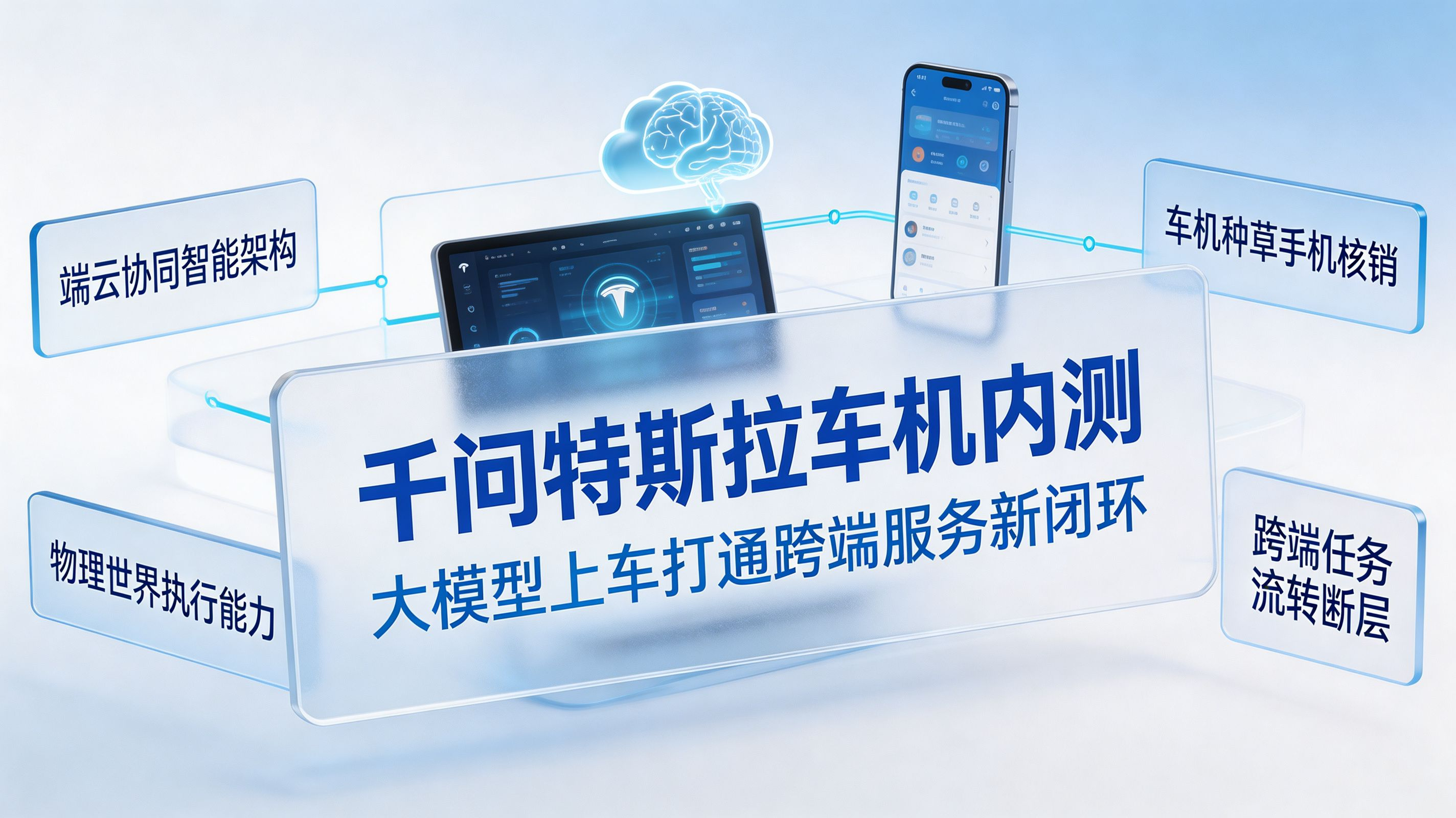 千问特斯拉车机内测|大模型上车与跨端服务闭环封面