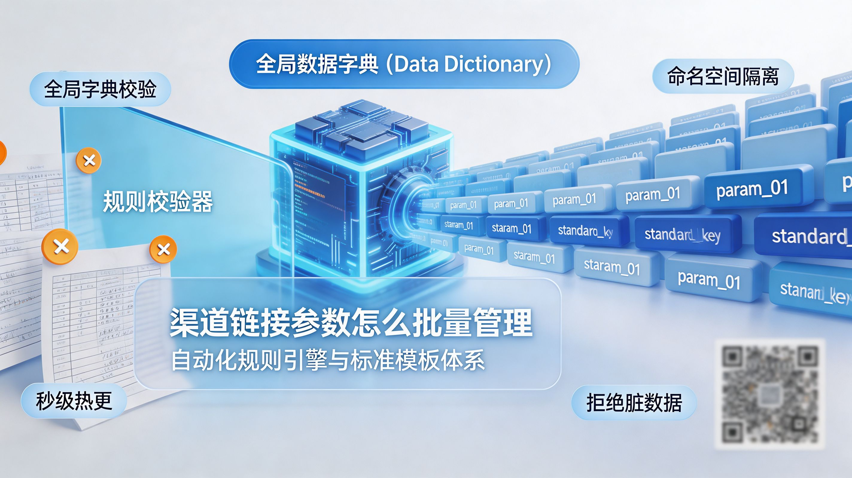 渠道链接参数管理封面|自动化规则与模板体系