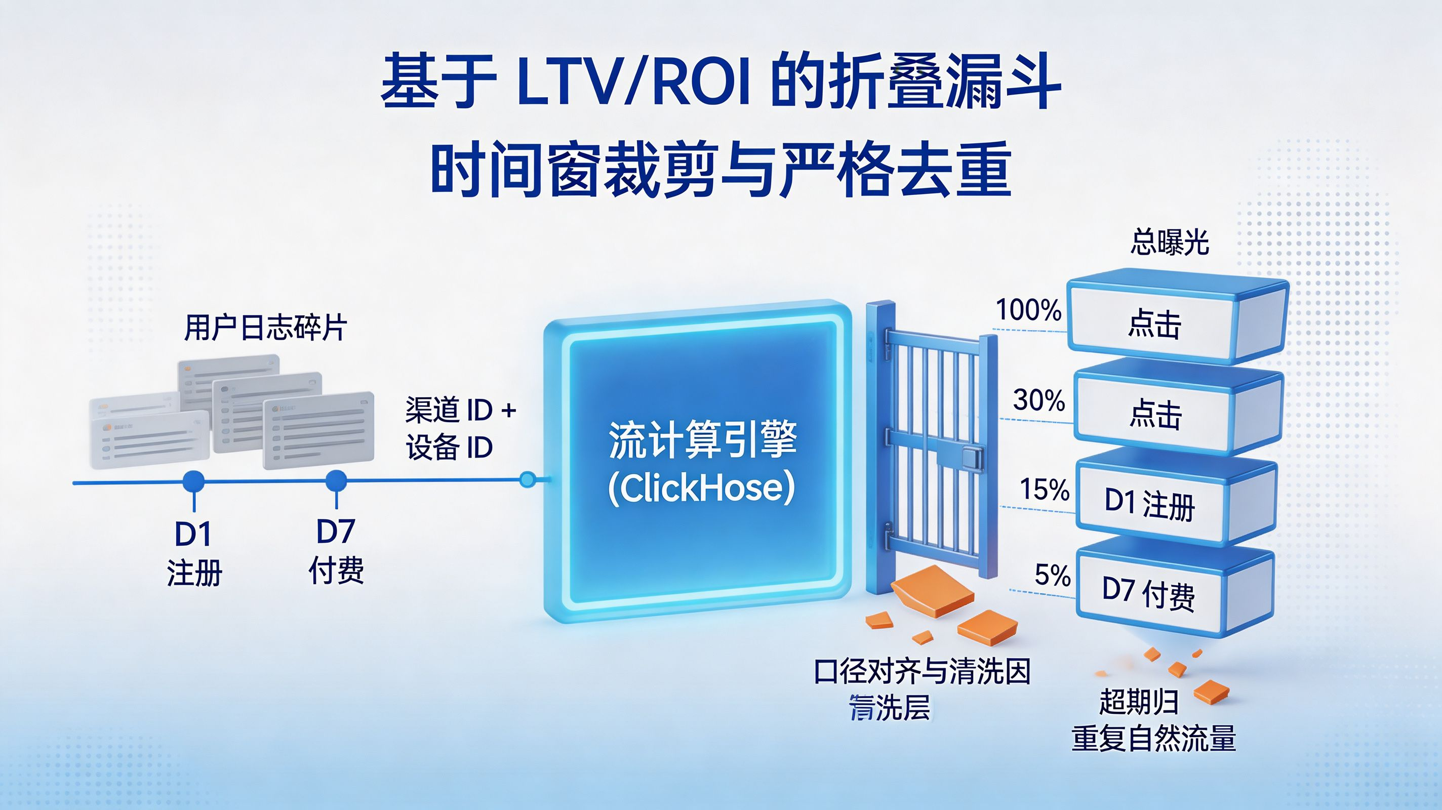 多维折叠漏斗计算｜跨域对账与严格事件去重