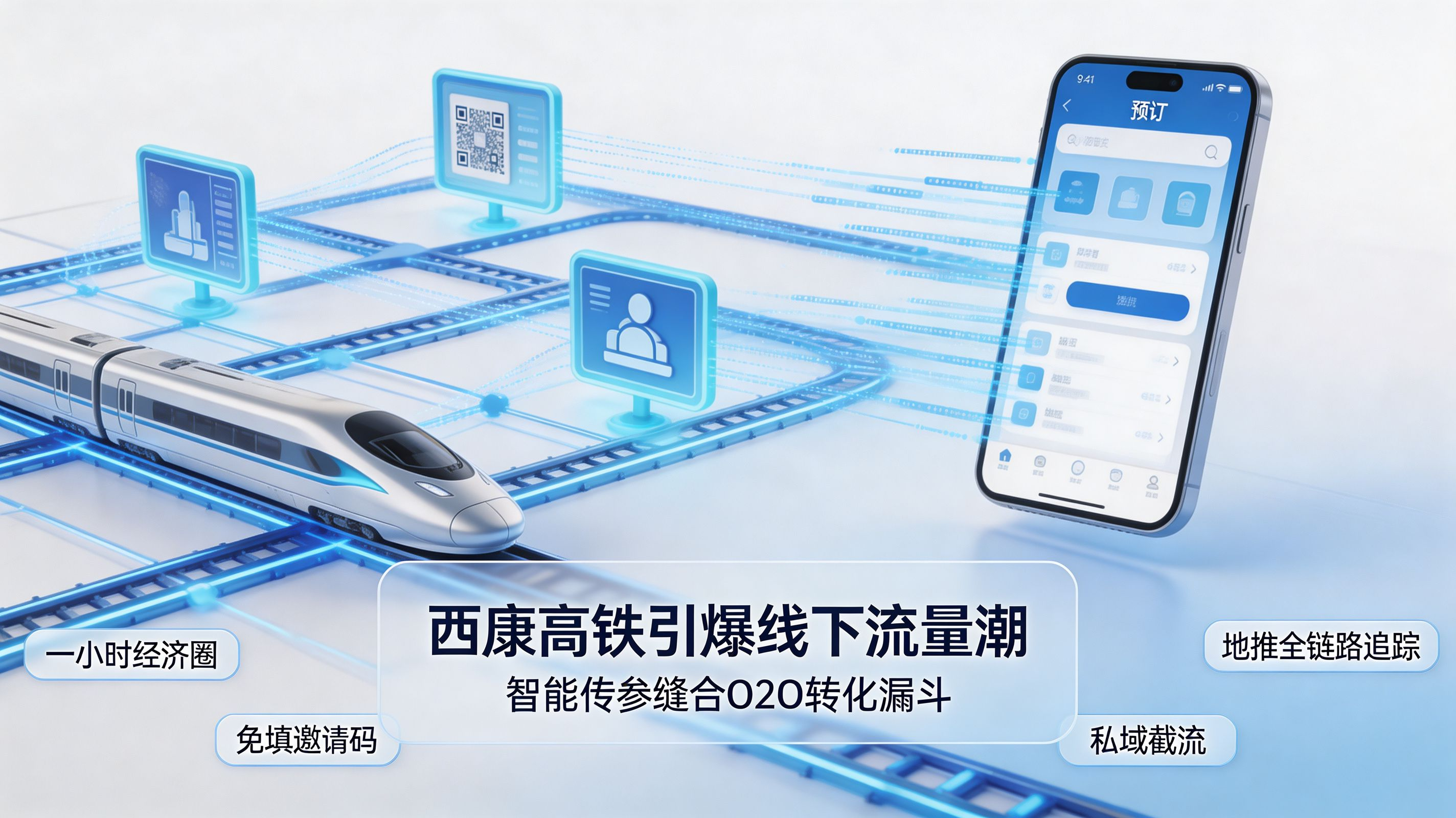 西康高铁全线试运行封面｜区域基建提速与线下智能传参