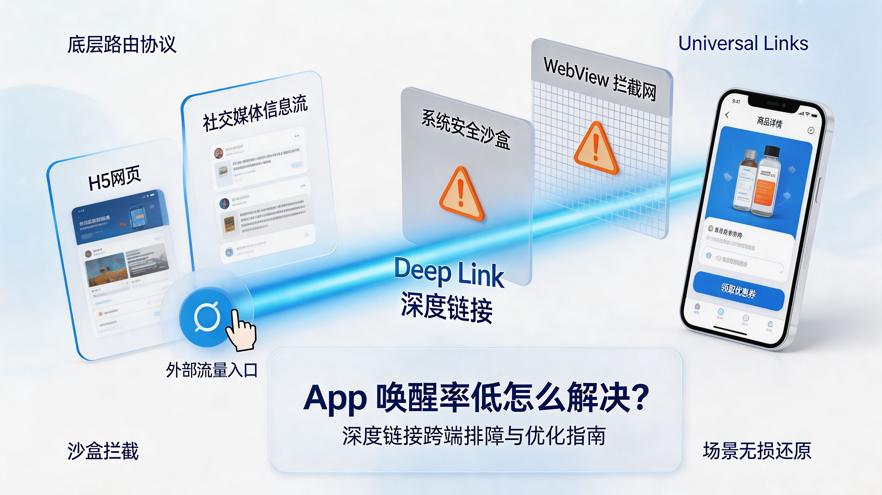 App 唤醒排障与深度链接封面|跨端流量承接的核心护城河