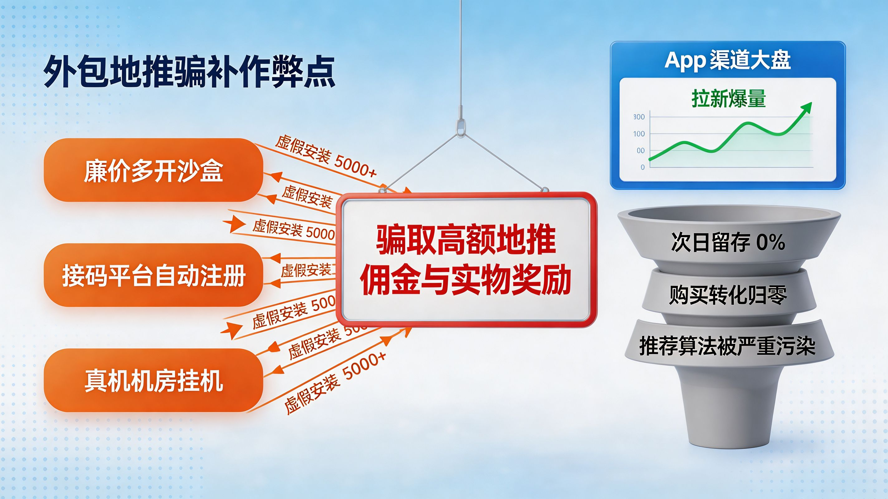 幽灵业绩与虚假繁荣|黑灰产如何炮制虚假地推数据