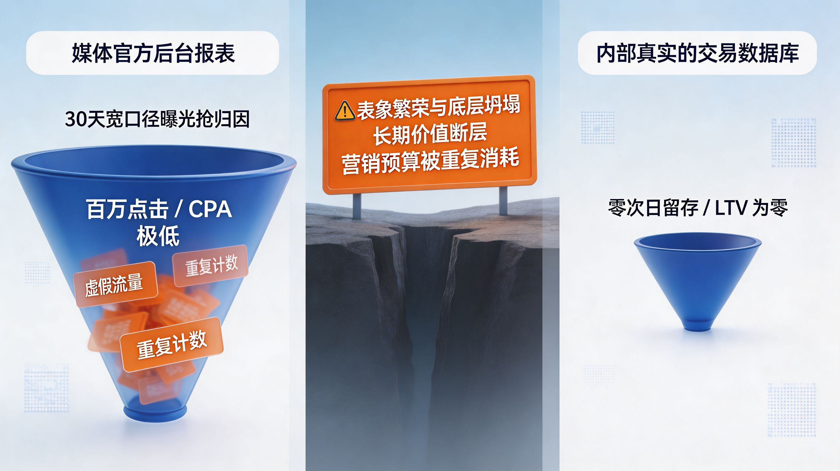 数据孤岛与虚荣指标｜媒体宽口径归因如何吞噬预算