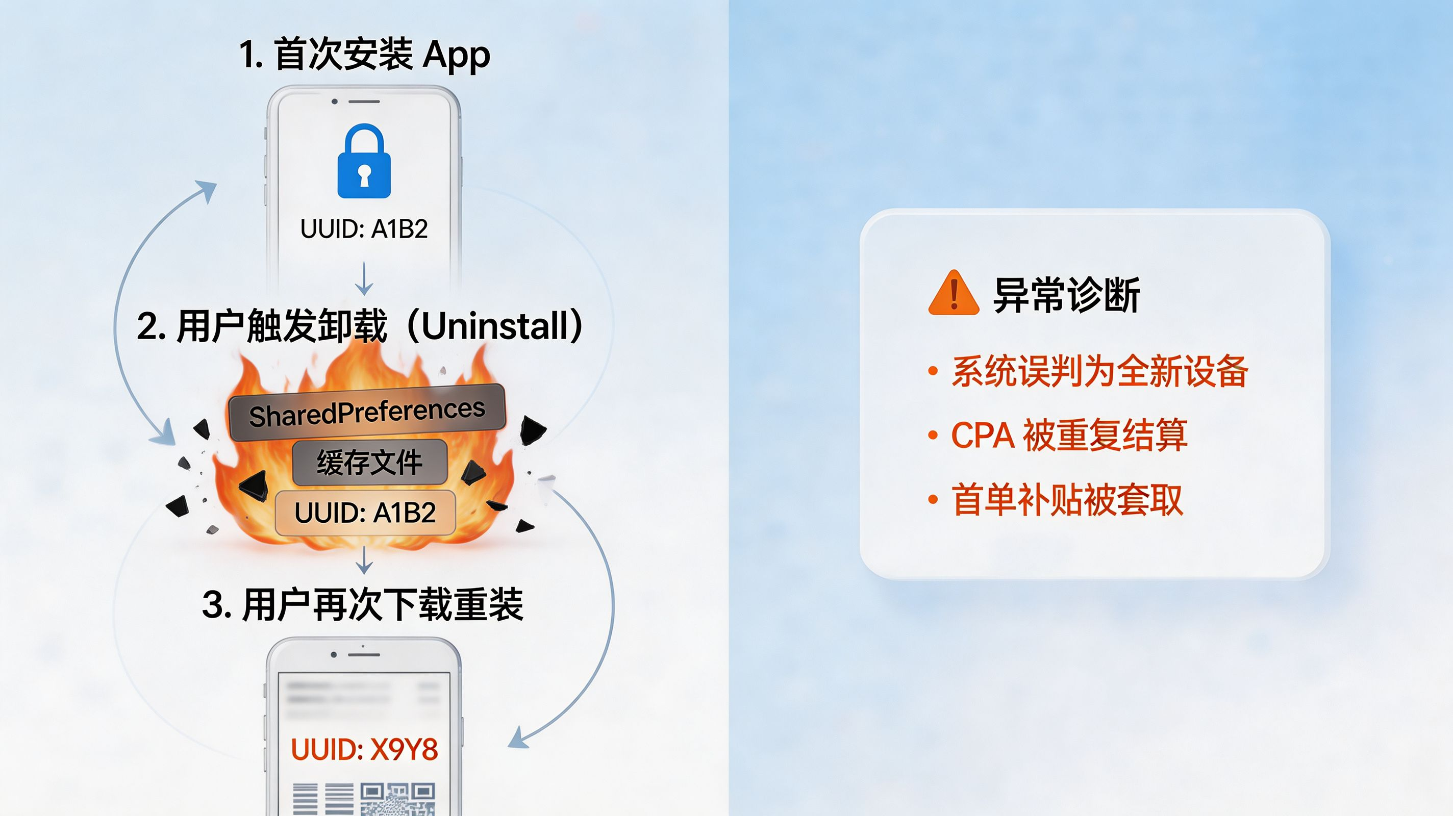 沙盒清除与 UUID 刷新|为什么卸载重装会被误认为新设备