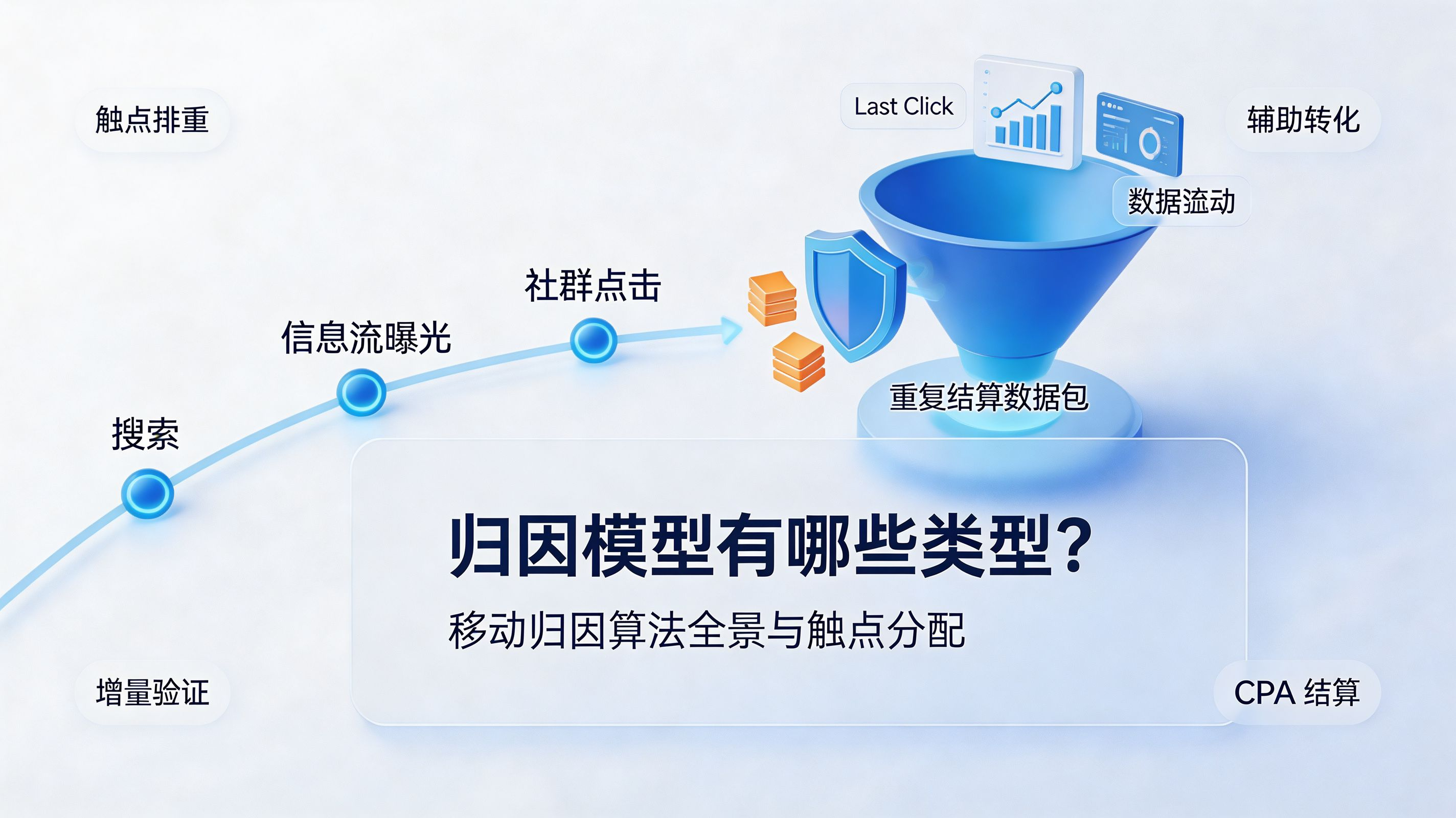 归因模型类型封面｜移动归因算法全景与触点分配