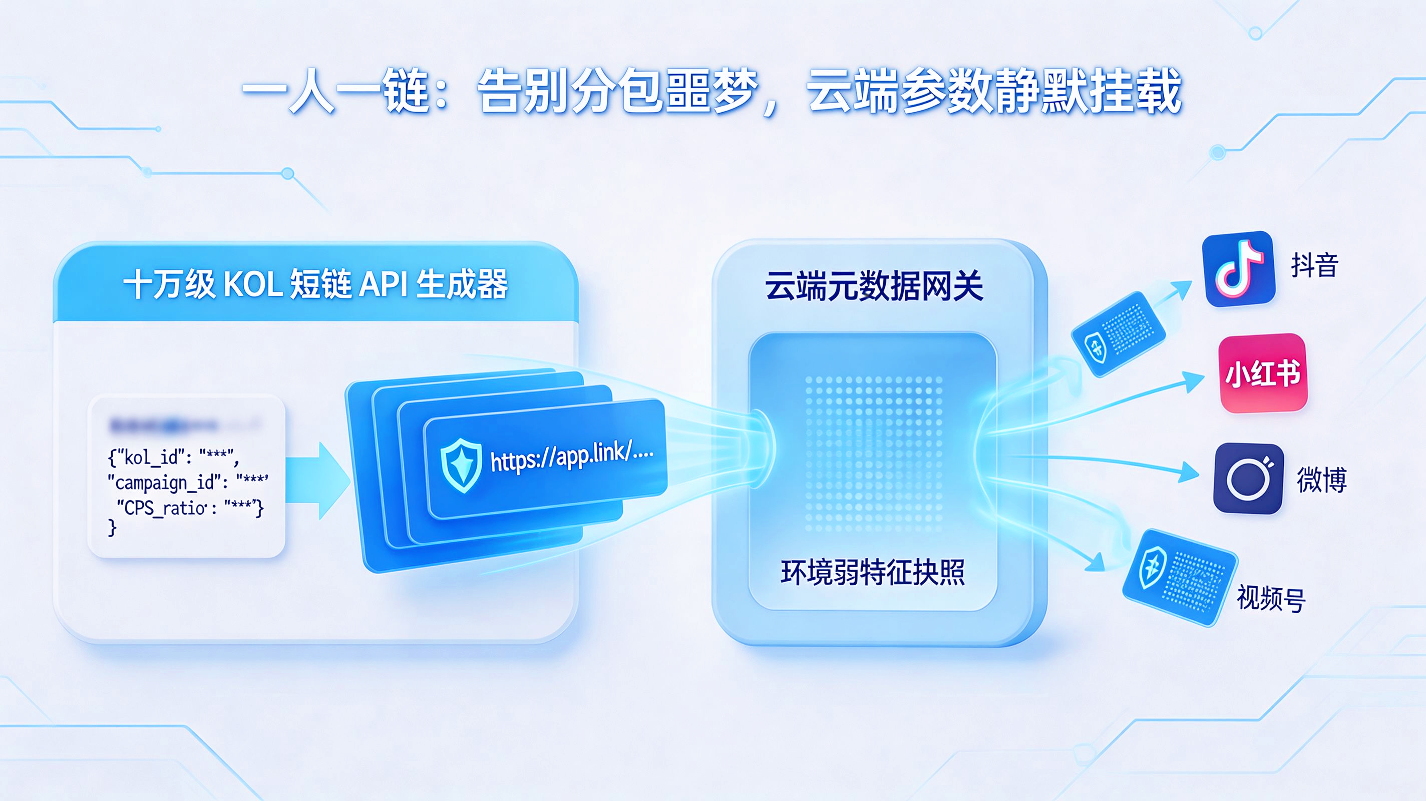 一人一链生成引擎｜零成本、高并发的参数短链分发