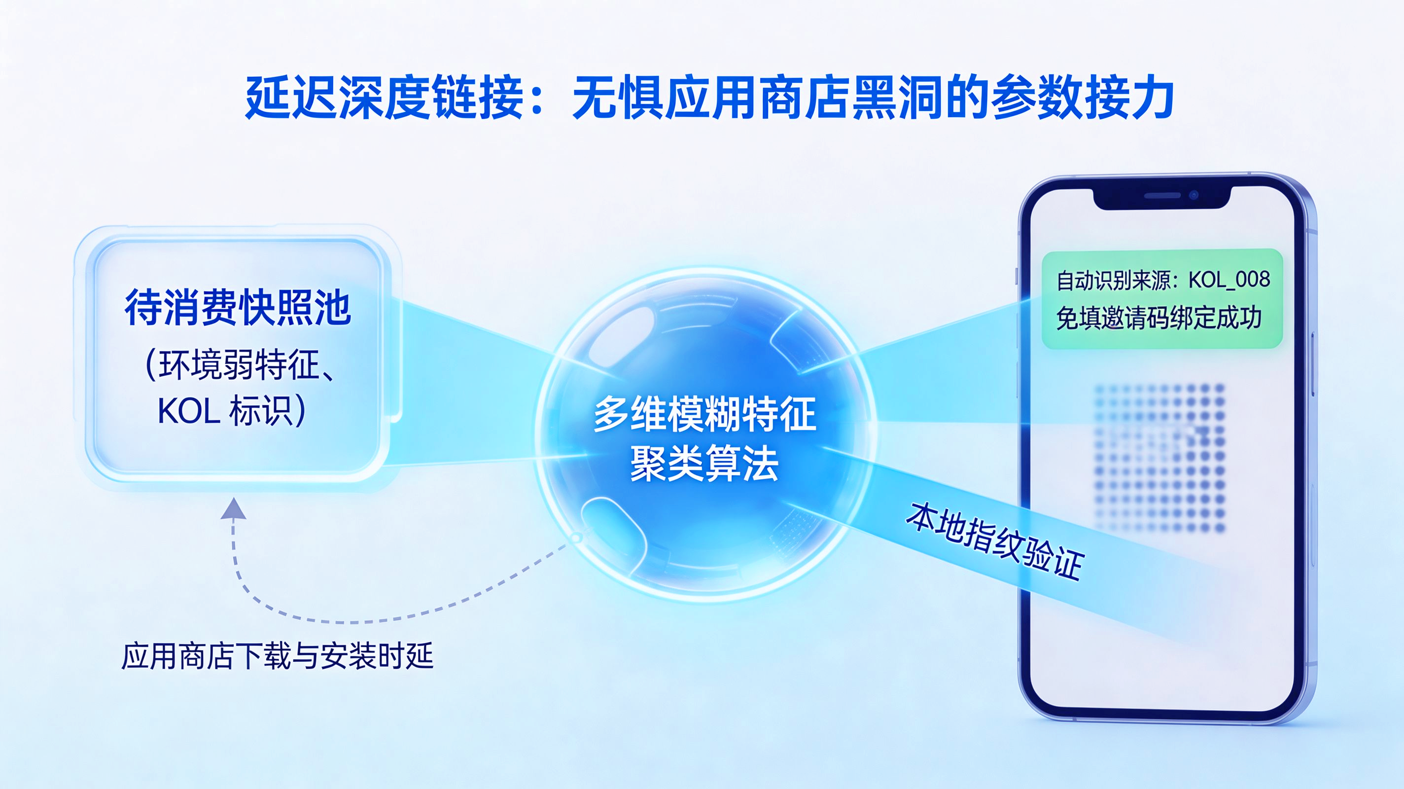 端云异步匹配与免填码｜延迟深度链接的参数接力魔法