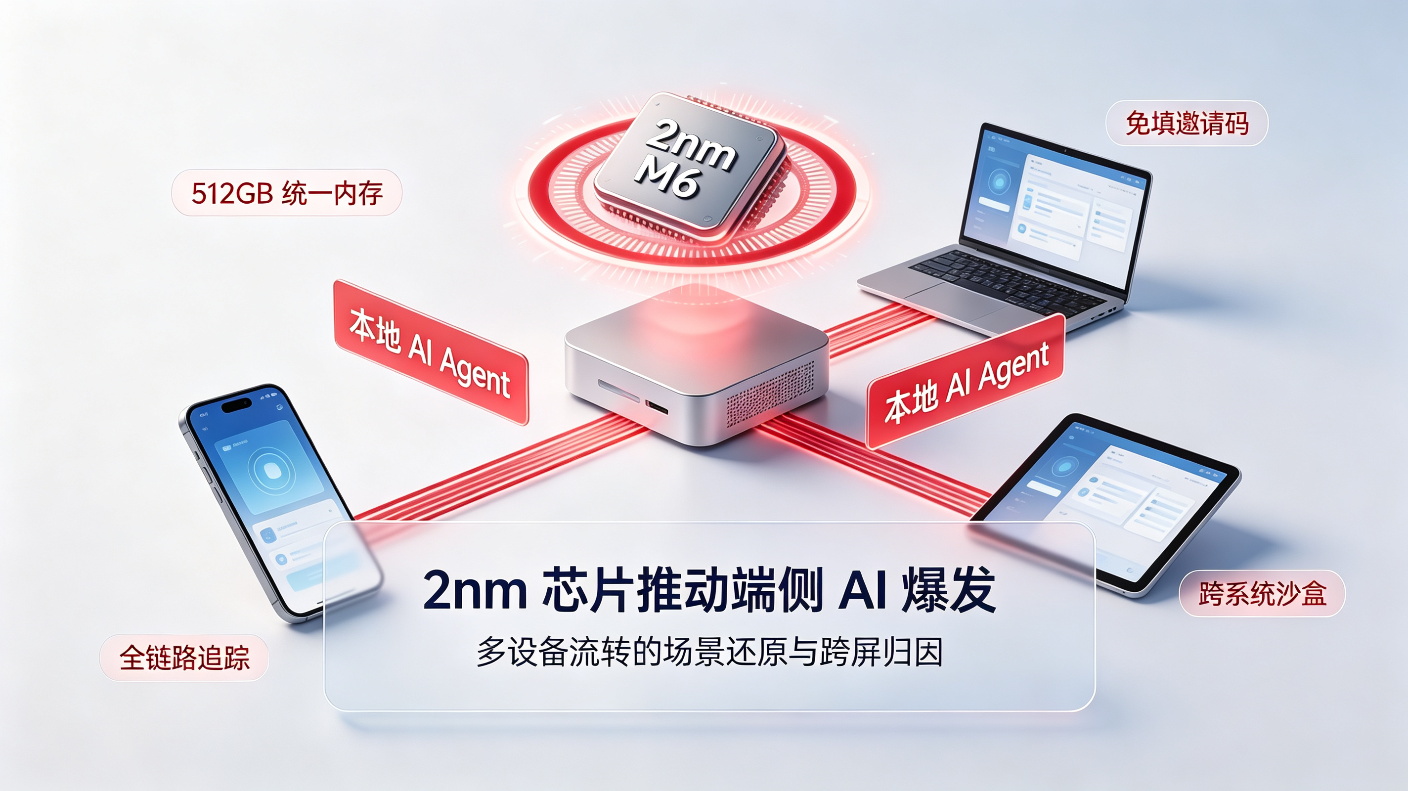 2nm M6 与本地 AI 跨端流转封面|端侧算力大爆发重构应用分发