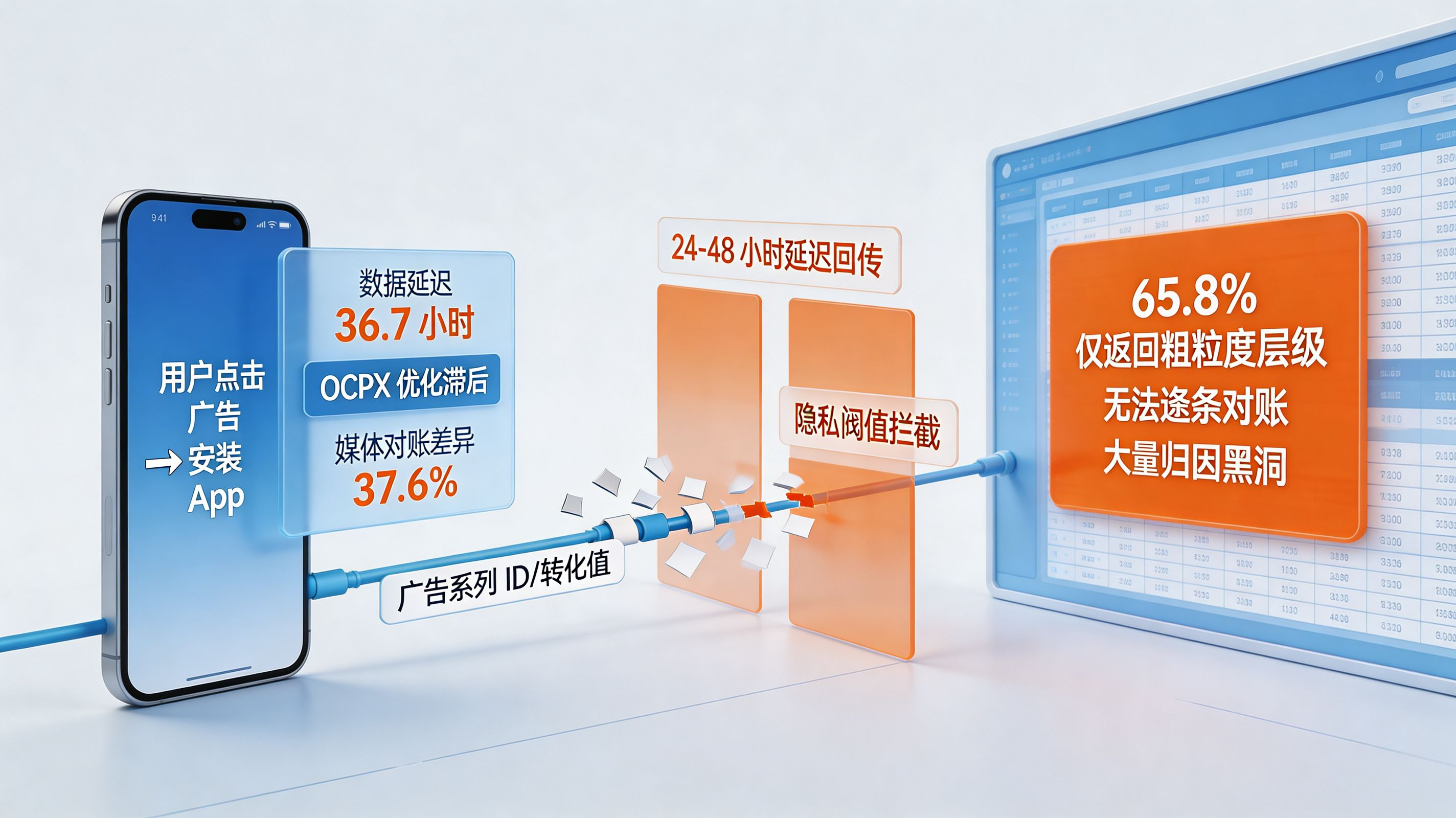 SKAdNetwork 黑盒｜数据延迟与隐私阈值导致的归因黑洞