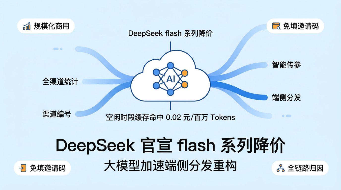 DeepSeek flash 系列降价封面