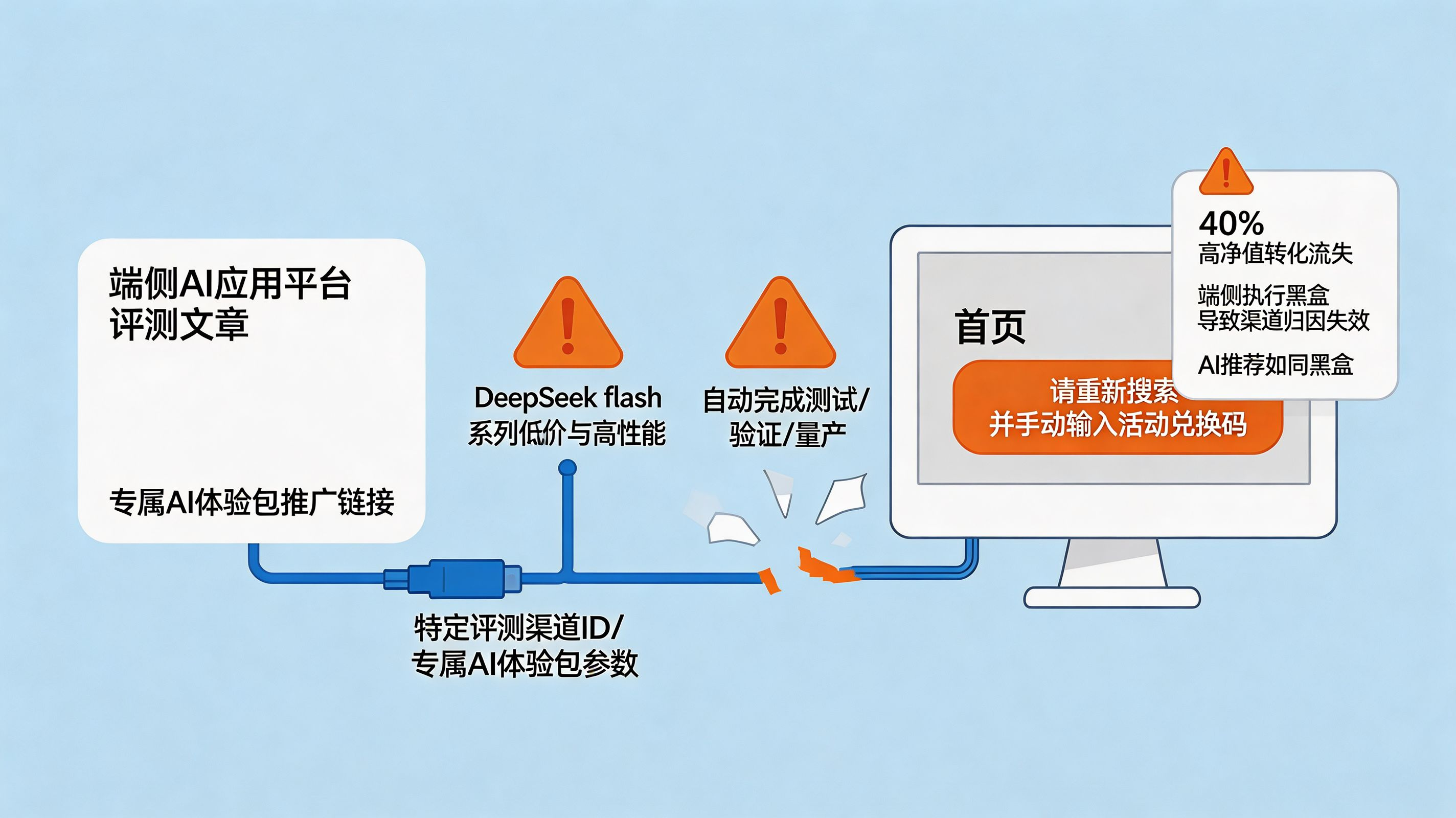端侧执行黑盒下的流量蒸发与归因失效