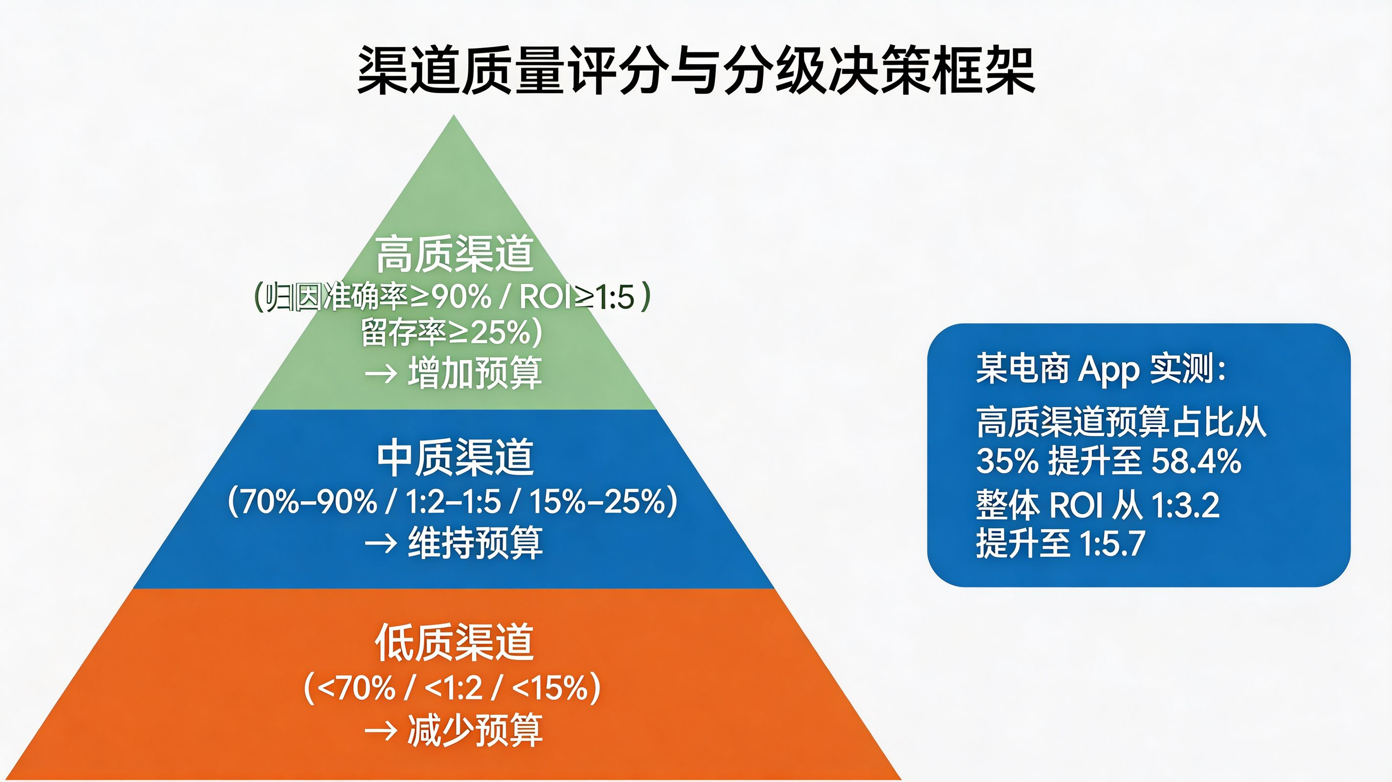 渠道质量评分与分级决策框架