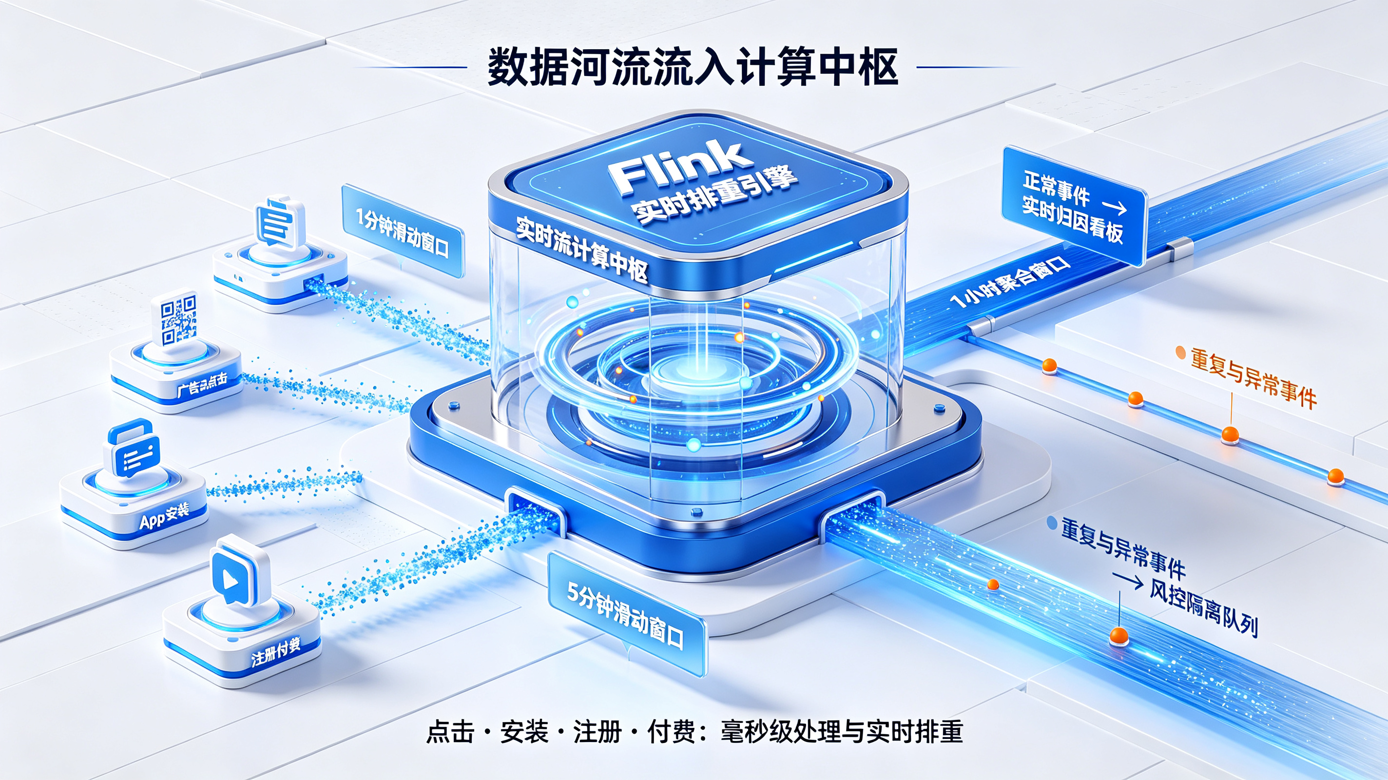 Flink 实时流计算与排重引擎