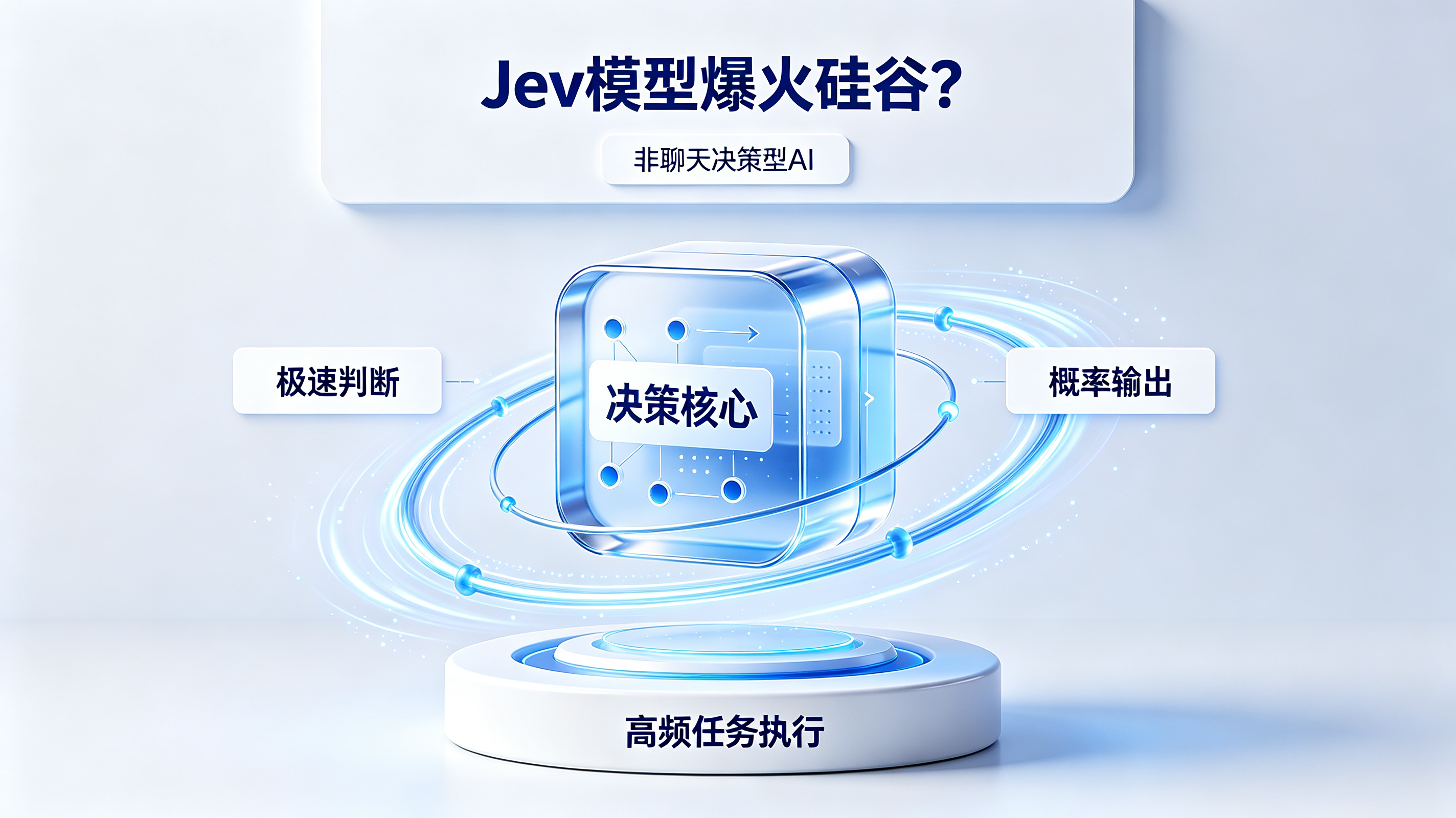 Jev 非聊天决策型 AI 封面