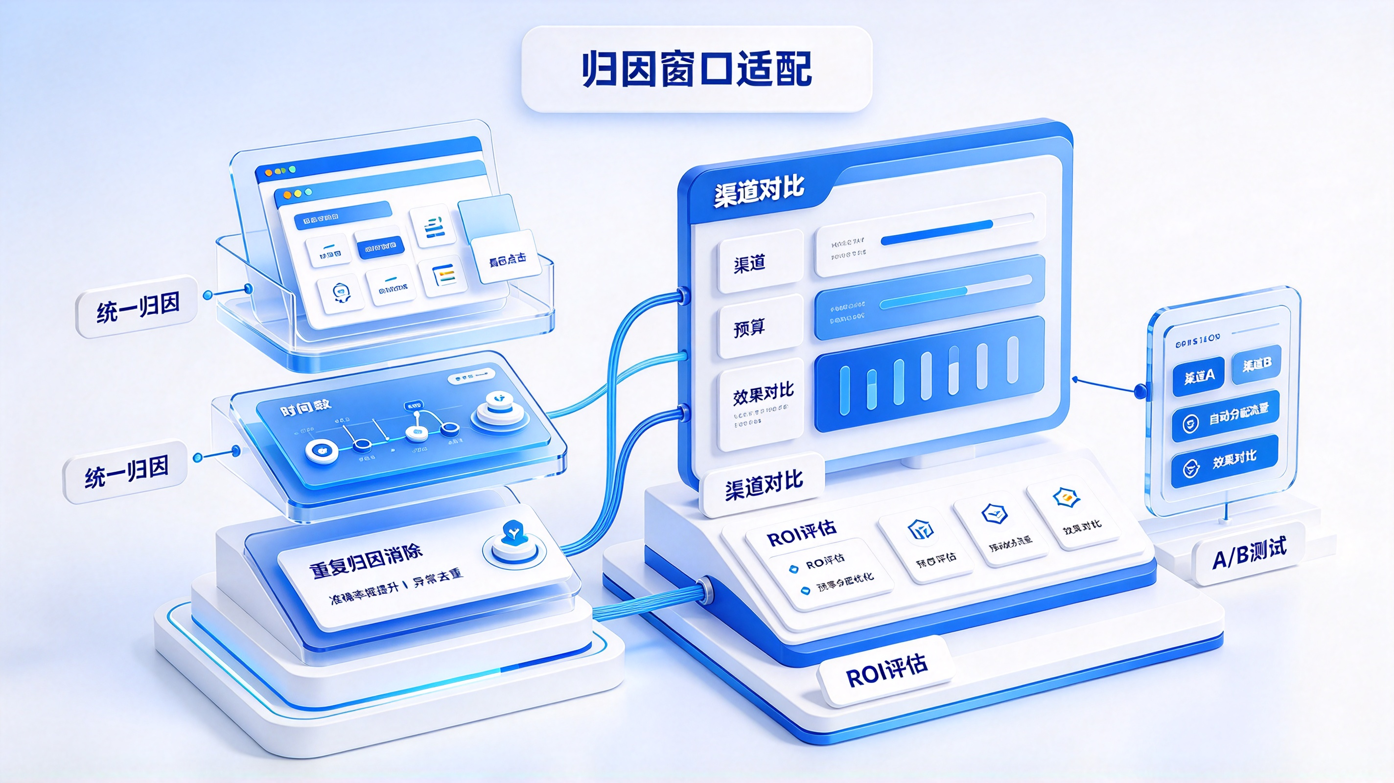 归因窗口适配与渠道对比分析