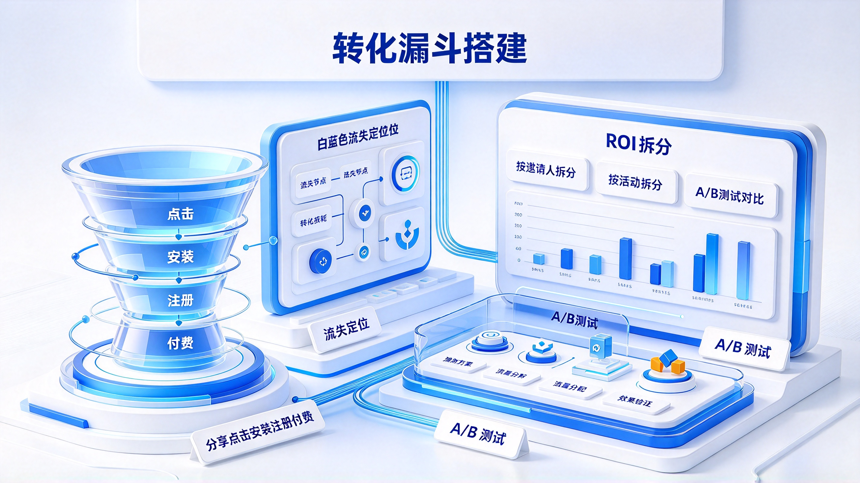 转化漏斗搭建与 ROI 拆分模型