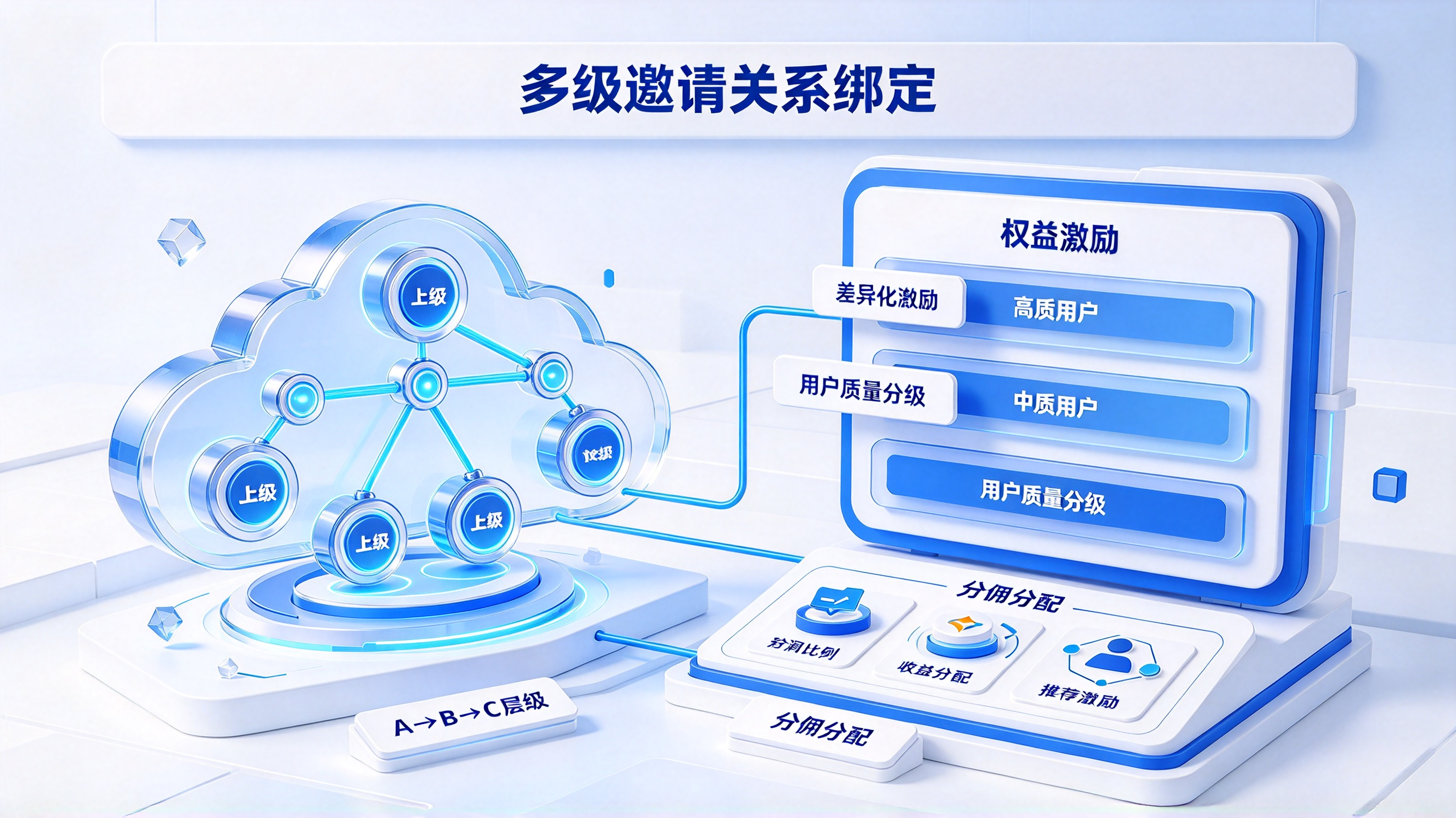 多级邀请关系绑定与权益激励策略