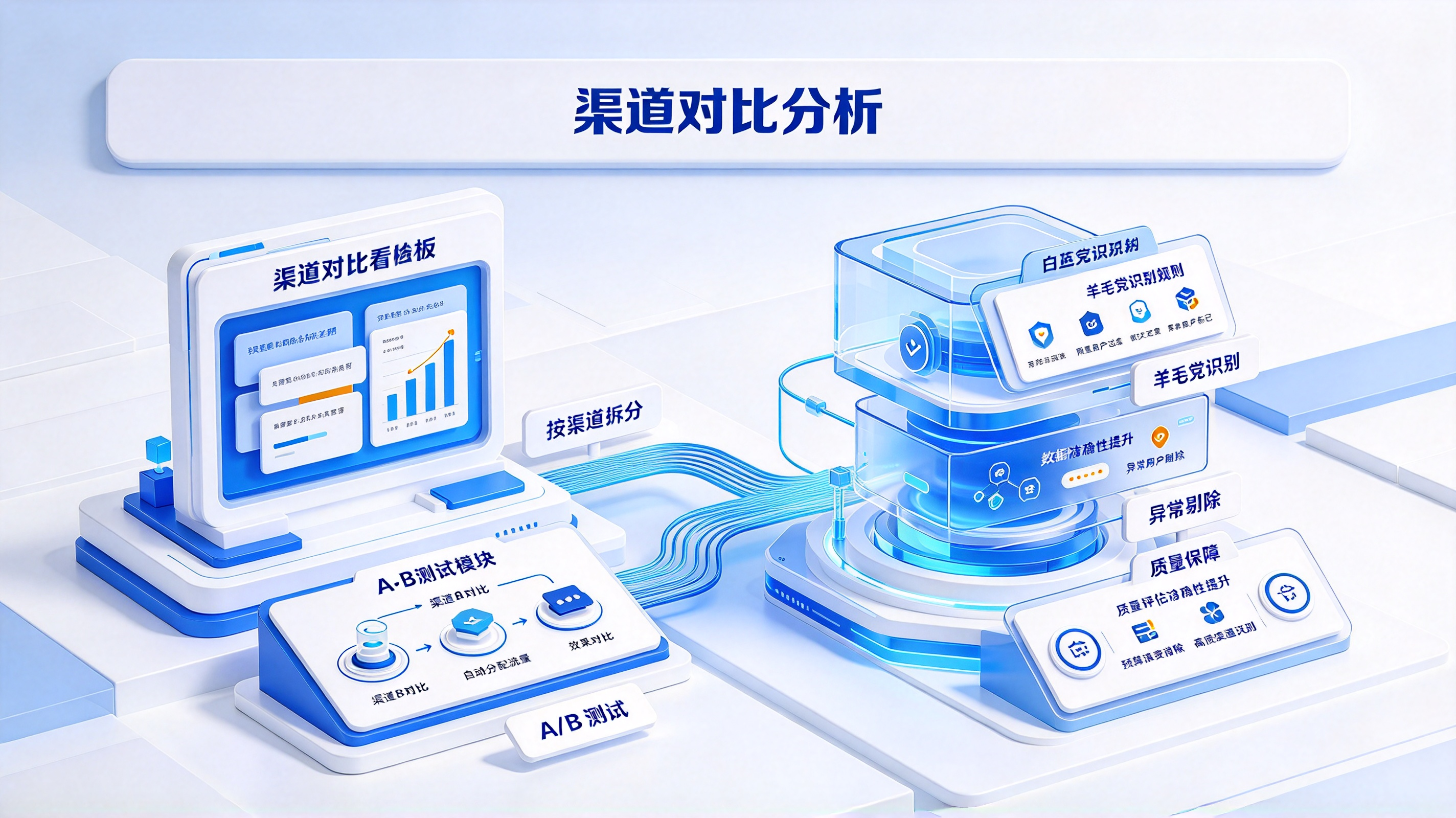 渠道对比分析与异常剔除策略