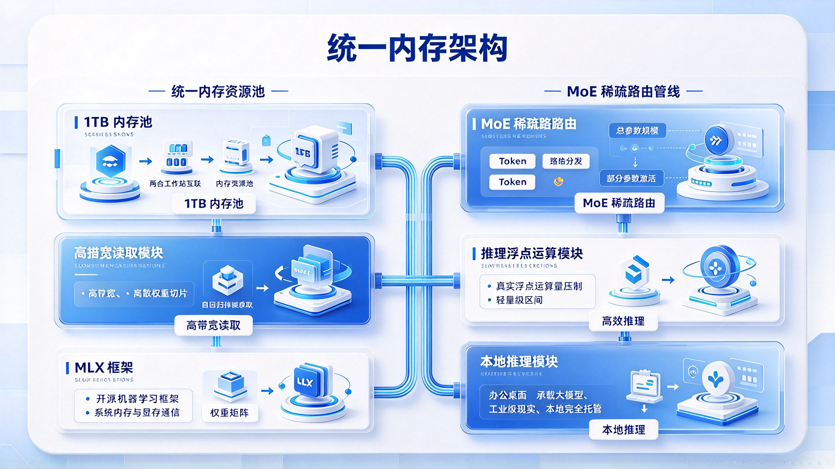 统一内存与 MoE 稀疏架构