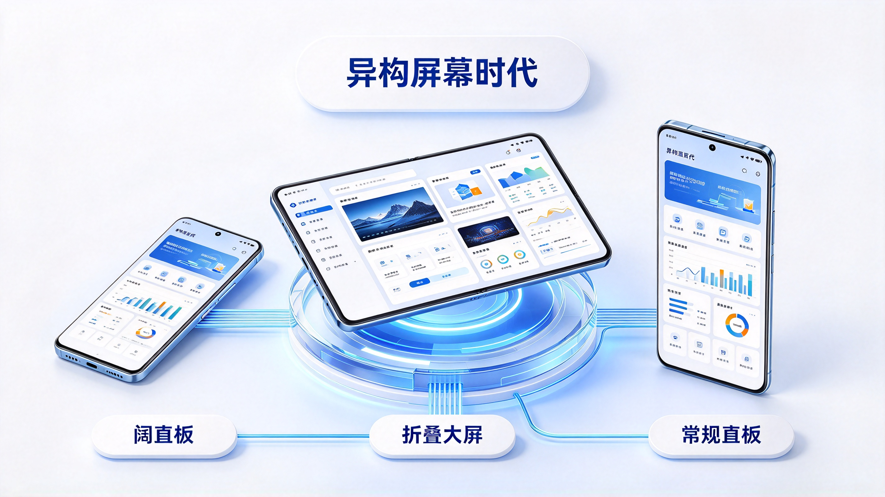 阔直板形态与异构屏幕